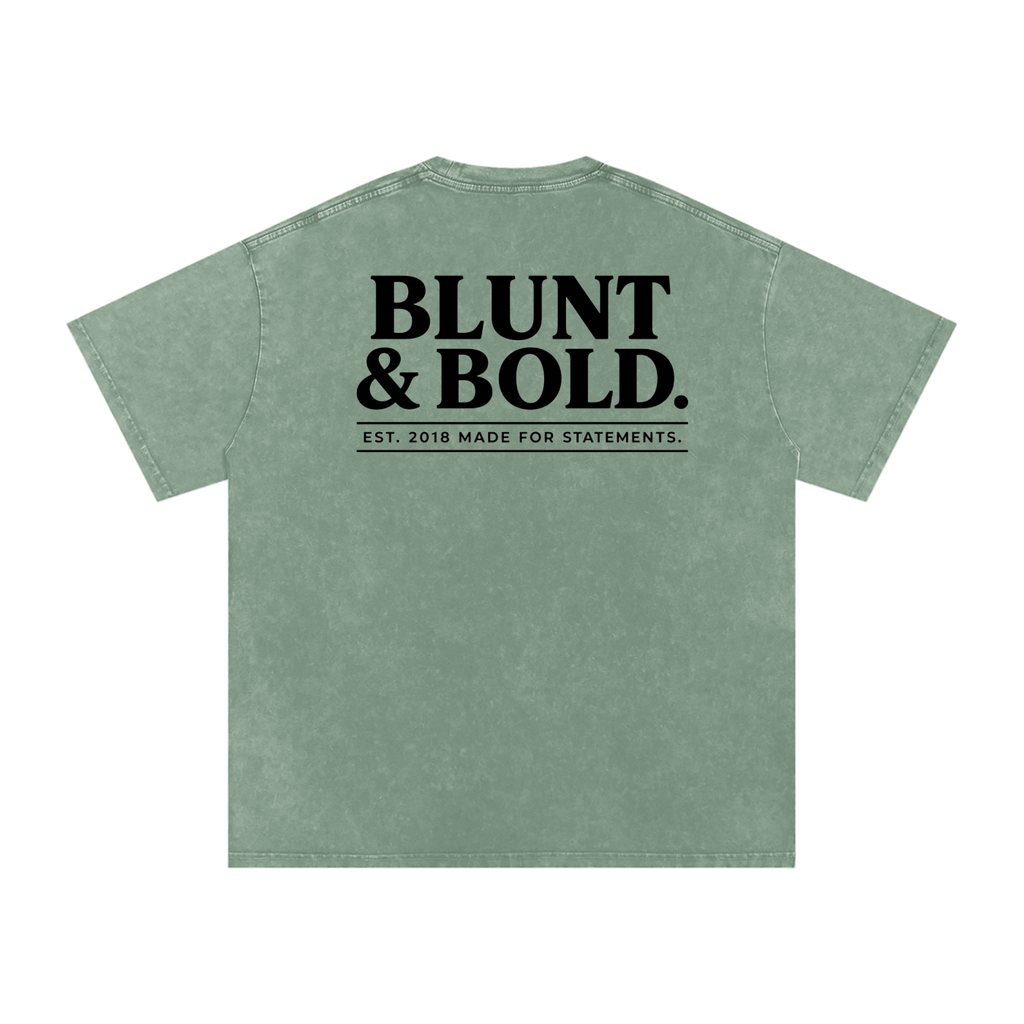 MENS 'CONFIDENCE ORACLE' Snow Washed Oversized Cotton TEE
