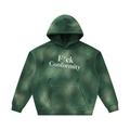 Unisex Sunfade Frayed Fleece Hoodie