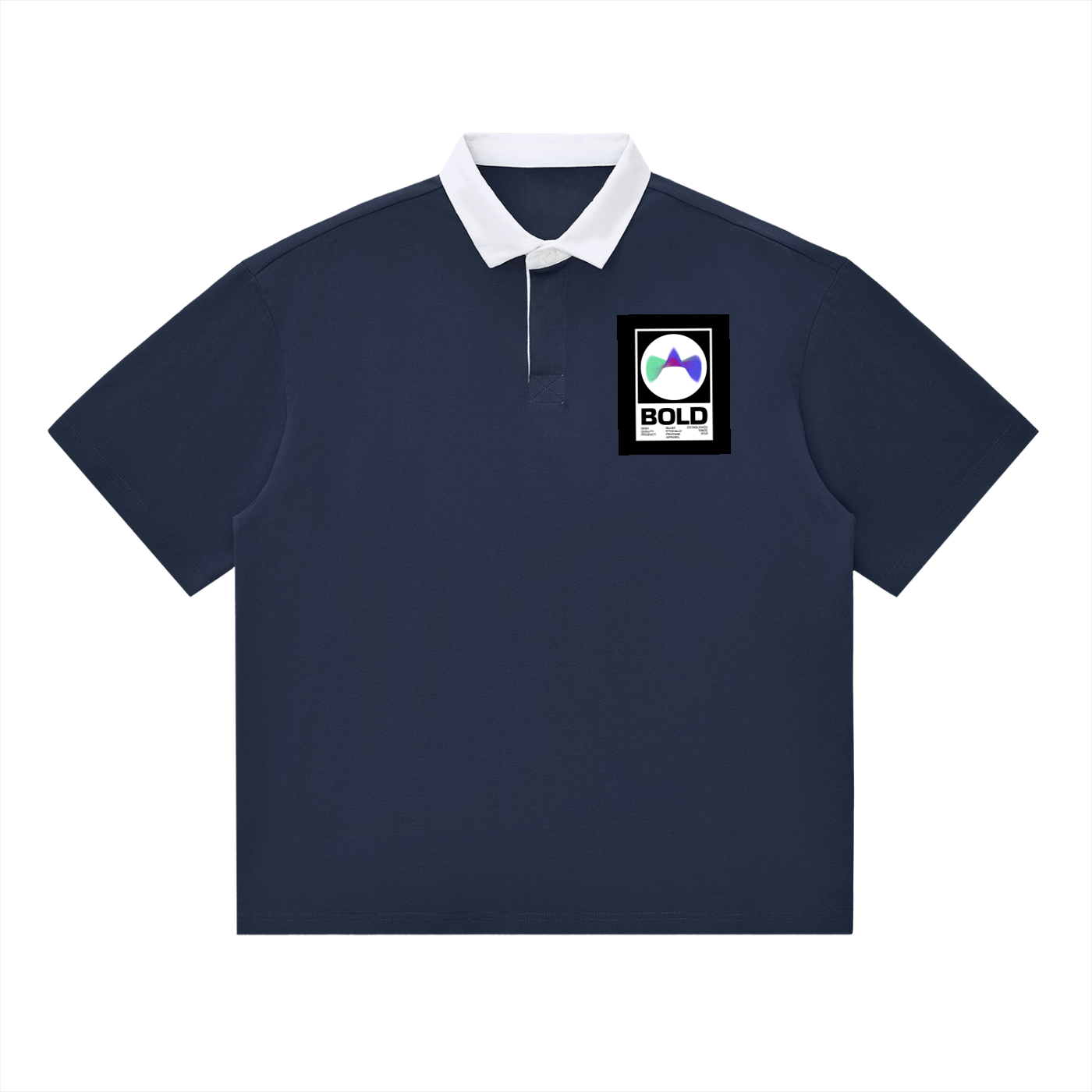Mens Bold Essential Contrast Polo Shirt