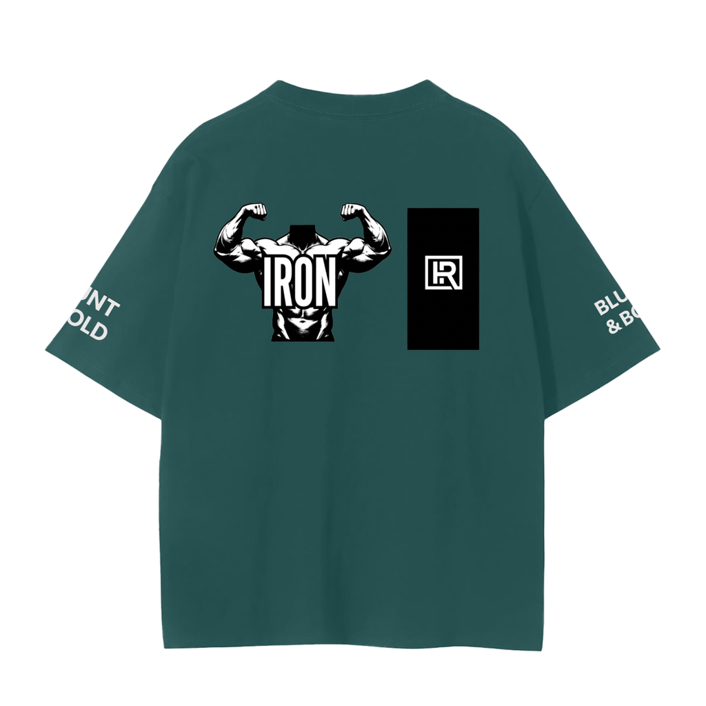 MENS ' IRON '  Seamless OVERSIZED TEE