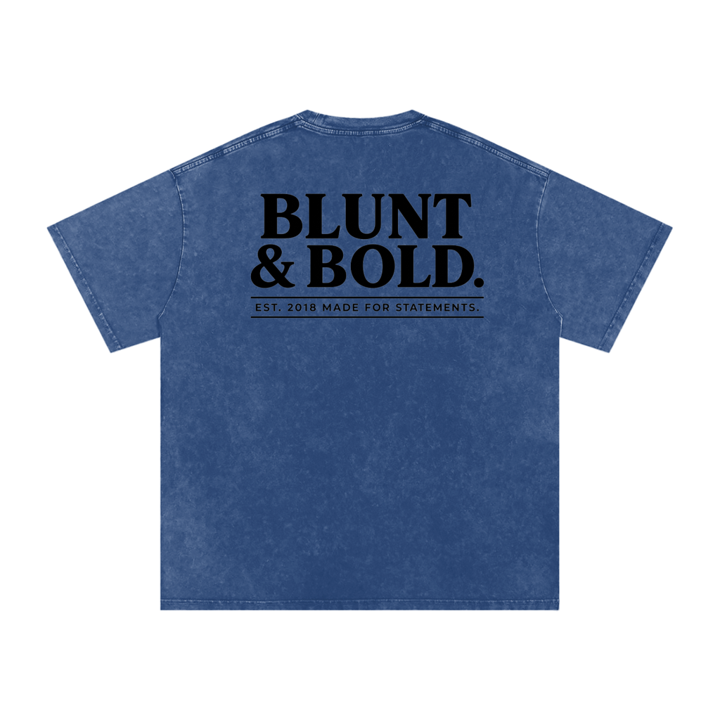 MENS 'CONFIDENCE ORACLE' Snow Washed Oversized Cotton TEE