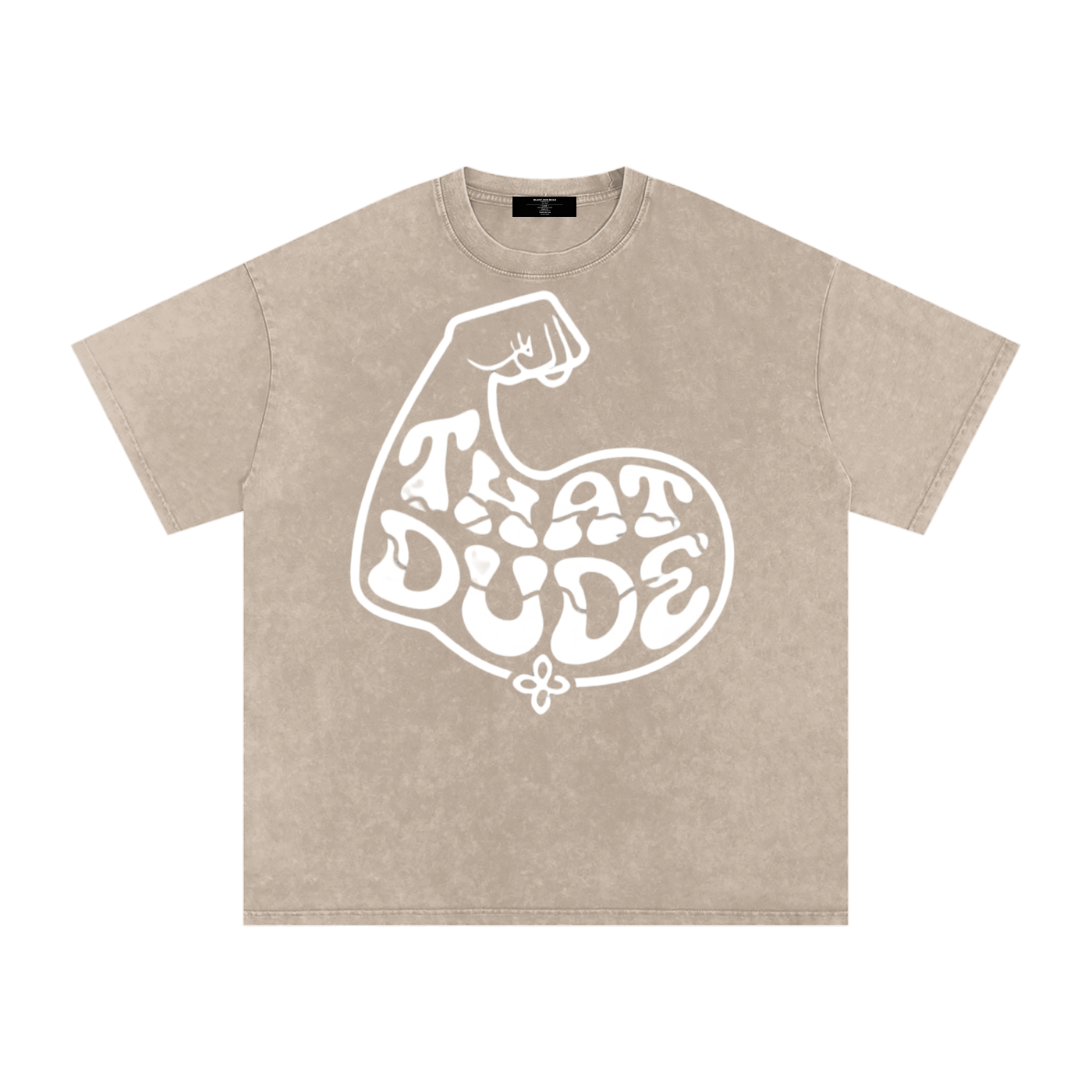 MENS 'THAT DUDE' Snow Washed Oversized Cotton TEE