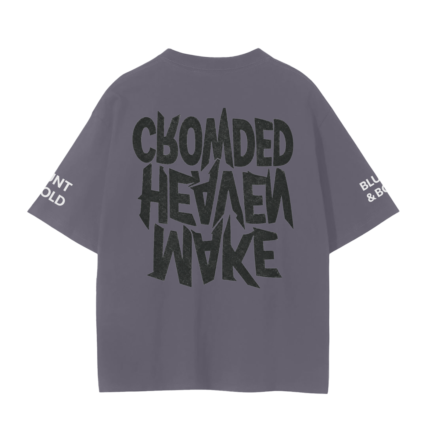 MENS 'MAKE HEAVEN CROWDED' Seemless Oversized Tee
