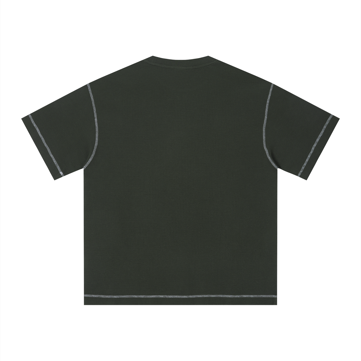 Mens 'STOIC'  Sunfade Waffle Boxy Tee