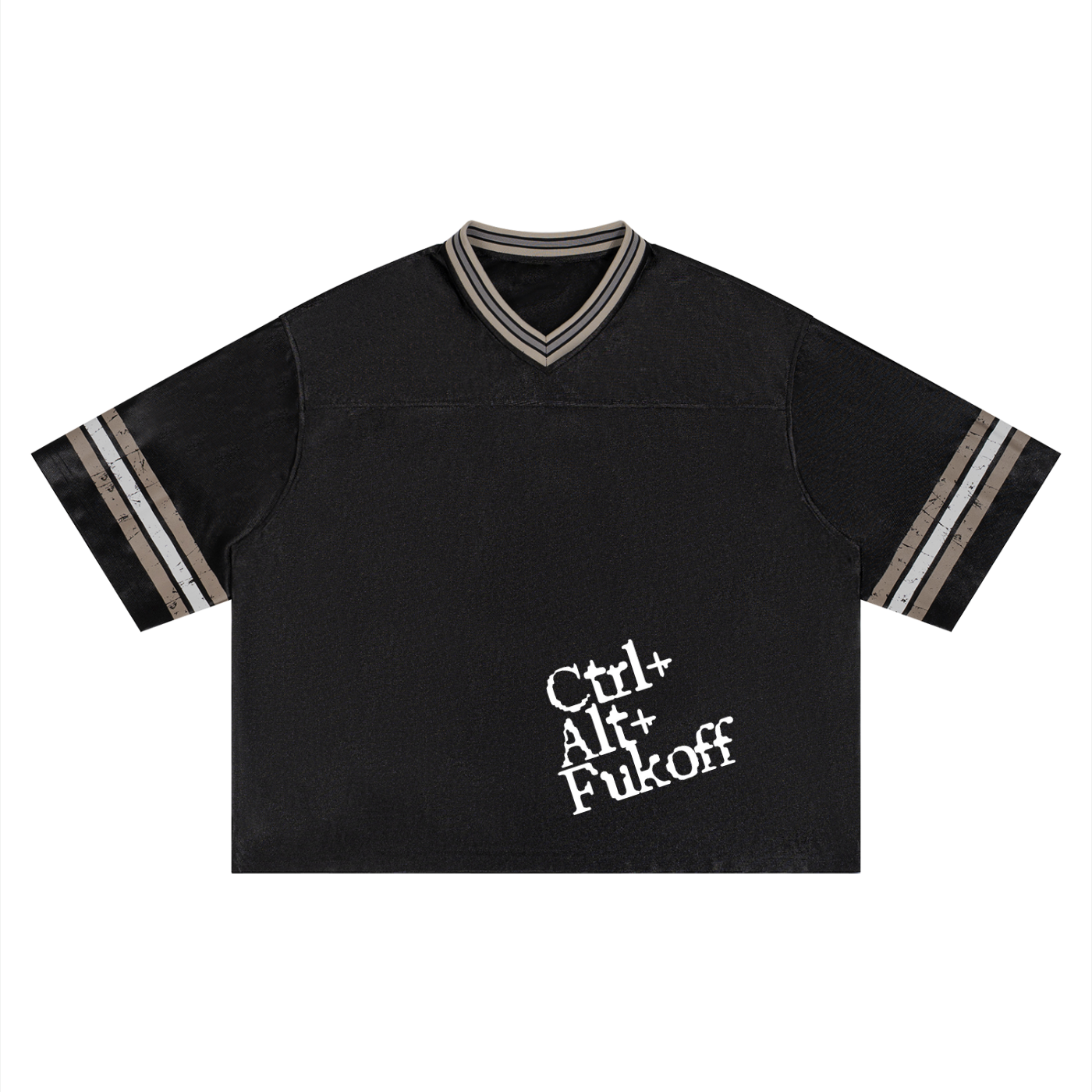 Unisex Boxy Striped Soccer Jersey