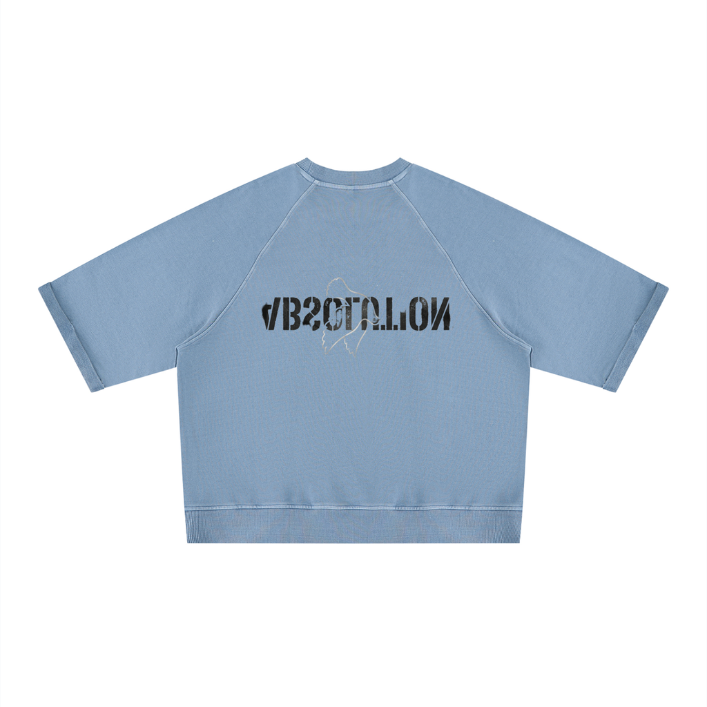 MENS 'ABSOLUTIONS''  Vintage Wash Boxy Short Sleeve SWEAT TOP