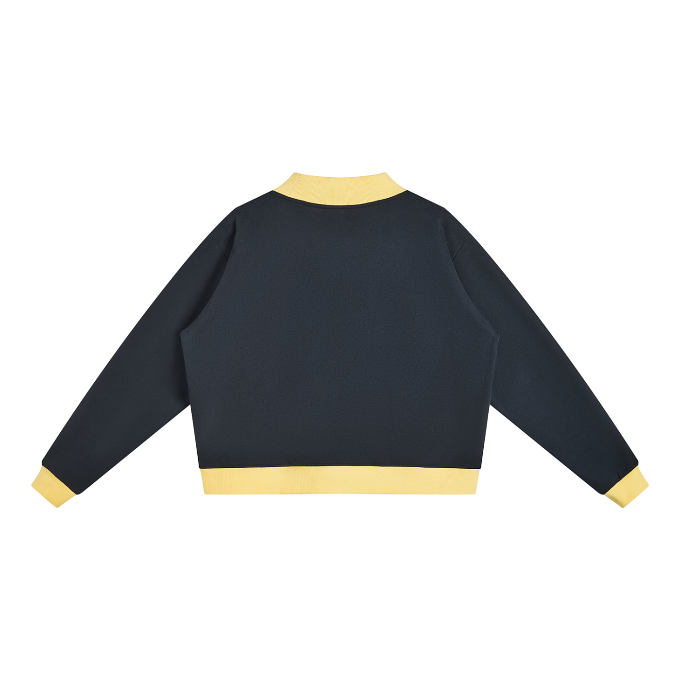 WOMENS ' FUCK RULES ; Mock Neck Crewneck Sweatshirt