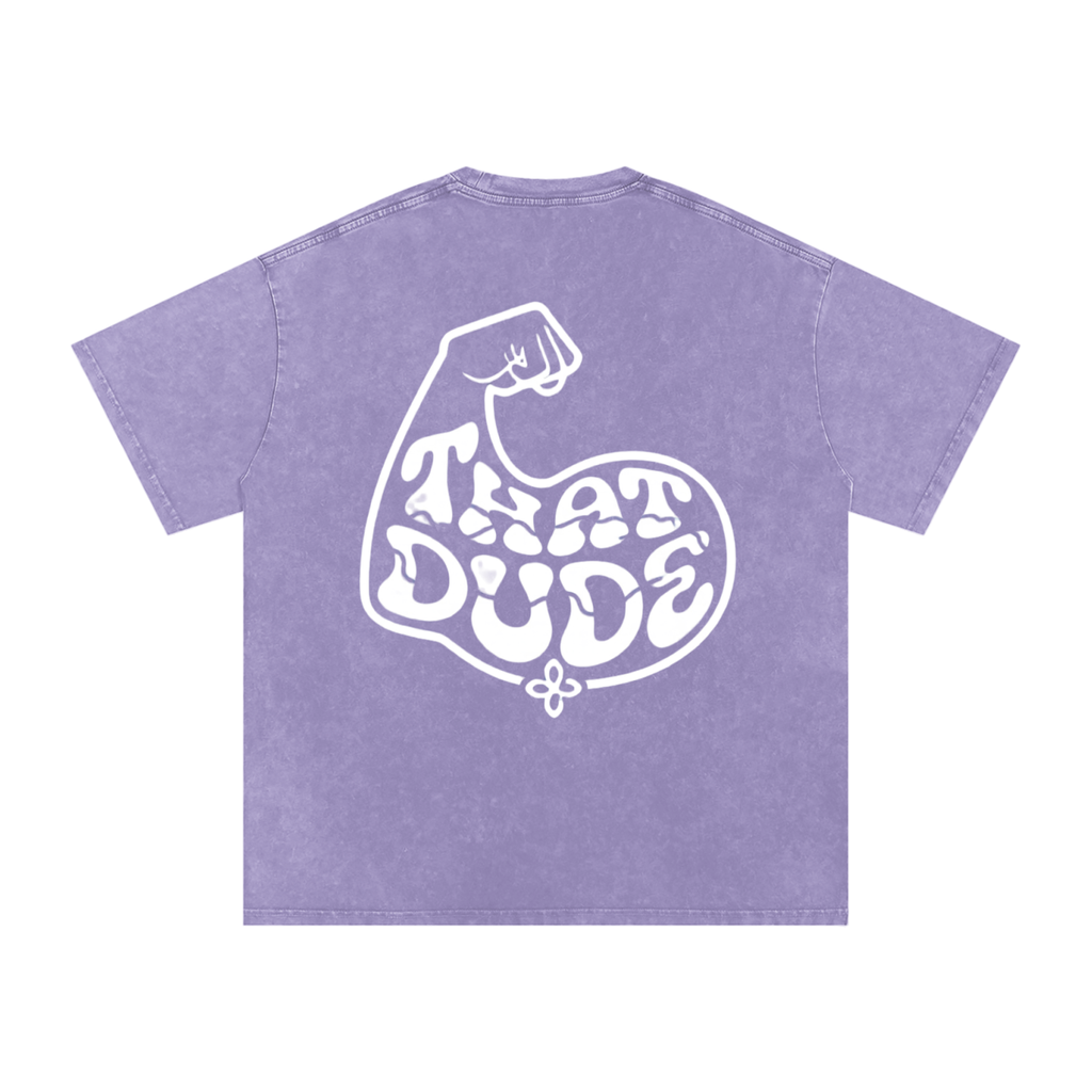 MENS 'THAT DUDE' Snow Washed Oversized Cotton TEE