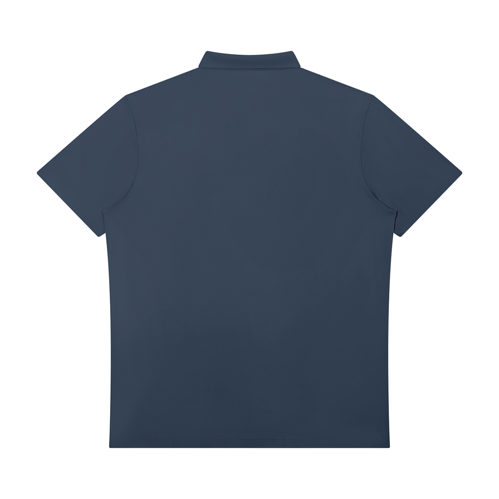 MENS 'MAKE MORE MOVES'  Quarter-Zip Performance Polo Shirt