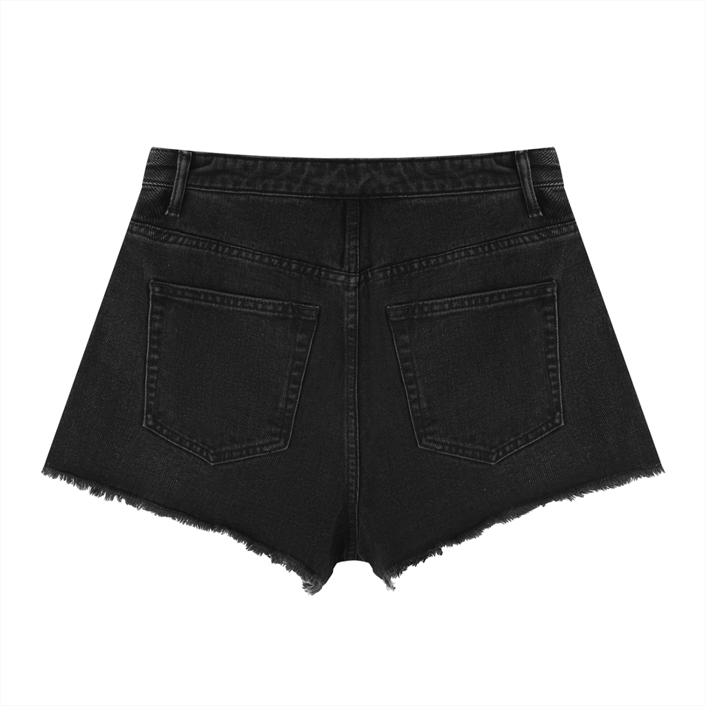 Womens 'SOUL MADE' Vintage Wash High Rise Denim Shorts