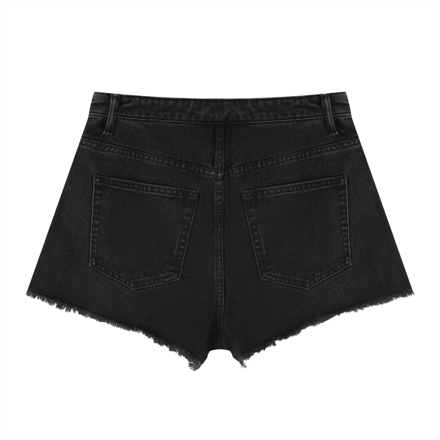 Womens 'SOUL MADE' Vintage Wash High Rise Denim Shorts