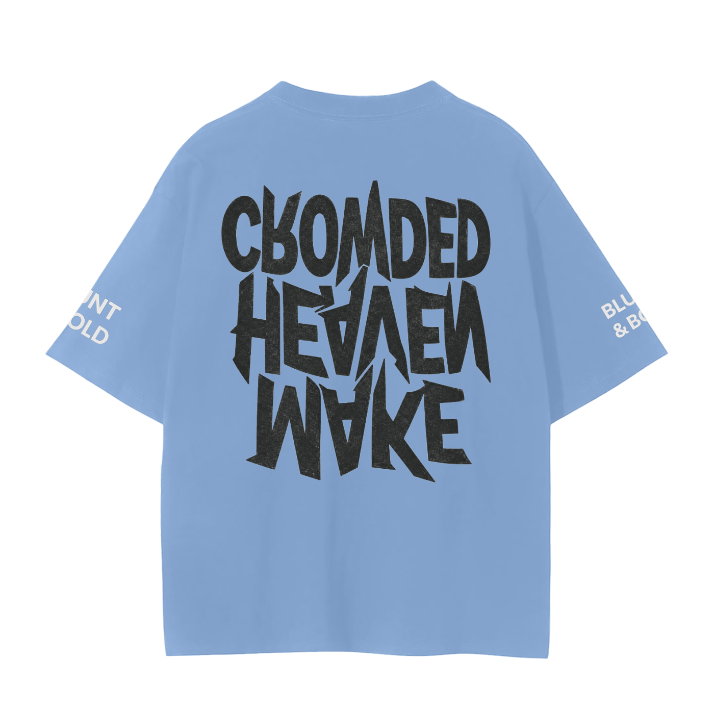 MENS 'MAKE HEAVEN CROWDED' Seemless Oversized Tee