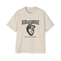 Death of Romance Graphic Tee — “No Filter. No Apologies.” Oversized Men’s Shirt
