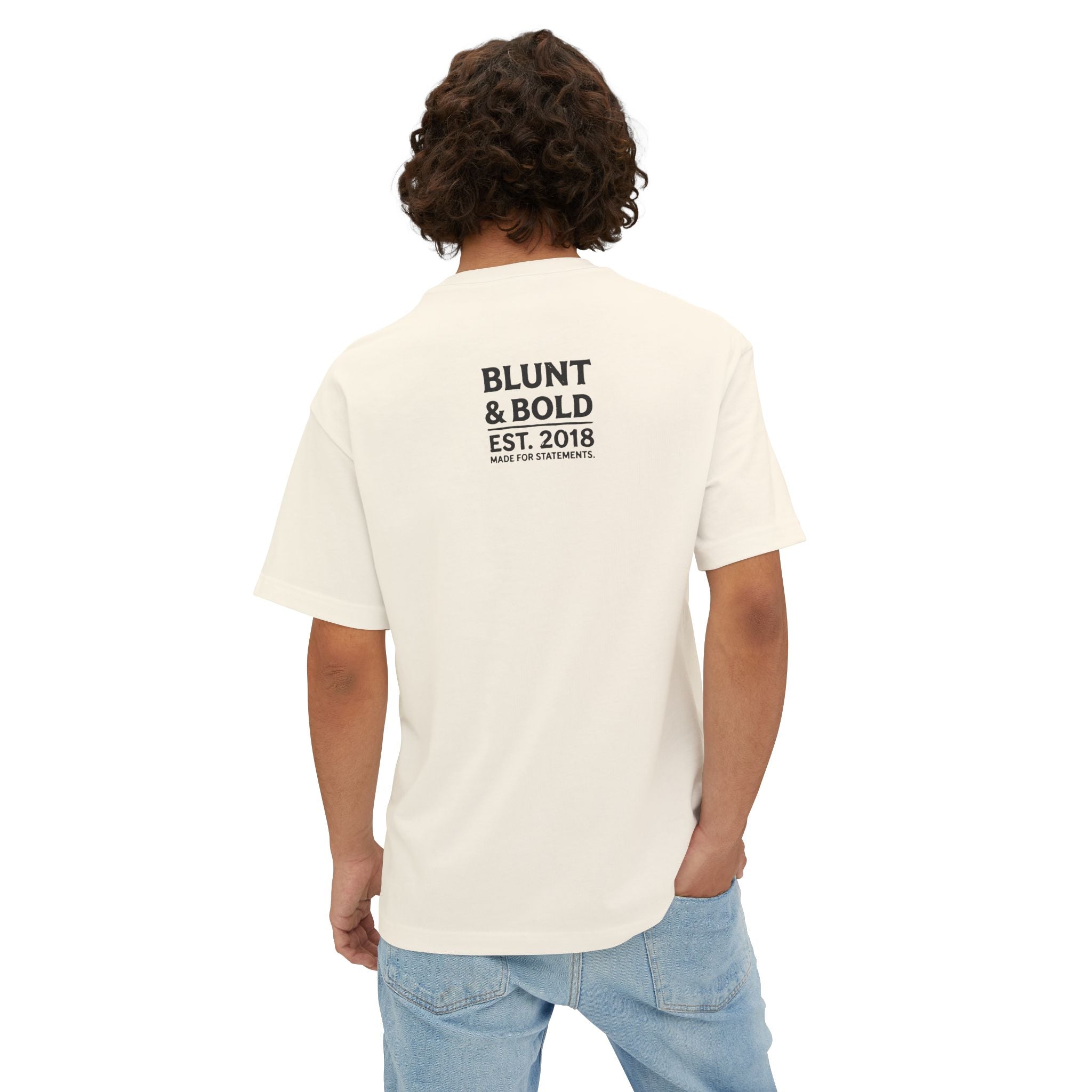 Mens ;FREE SPIRIT" Oversized  Boxy Tee