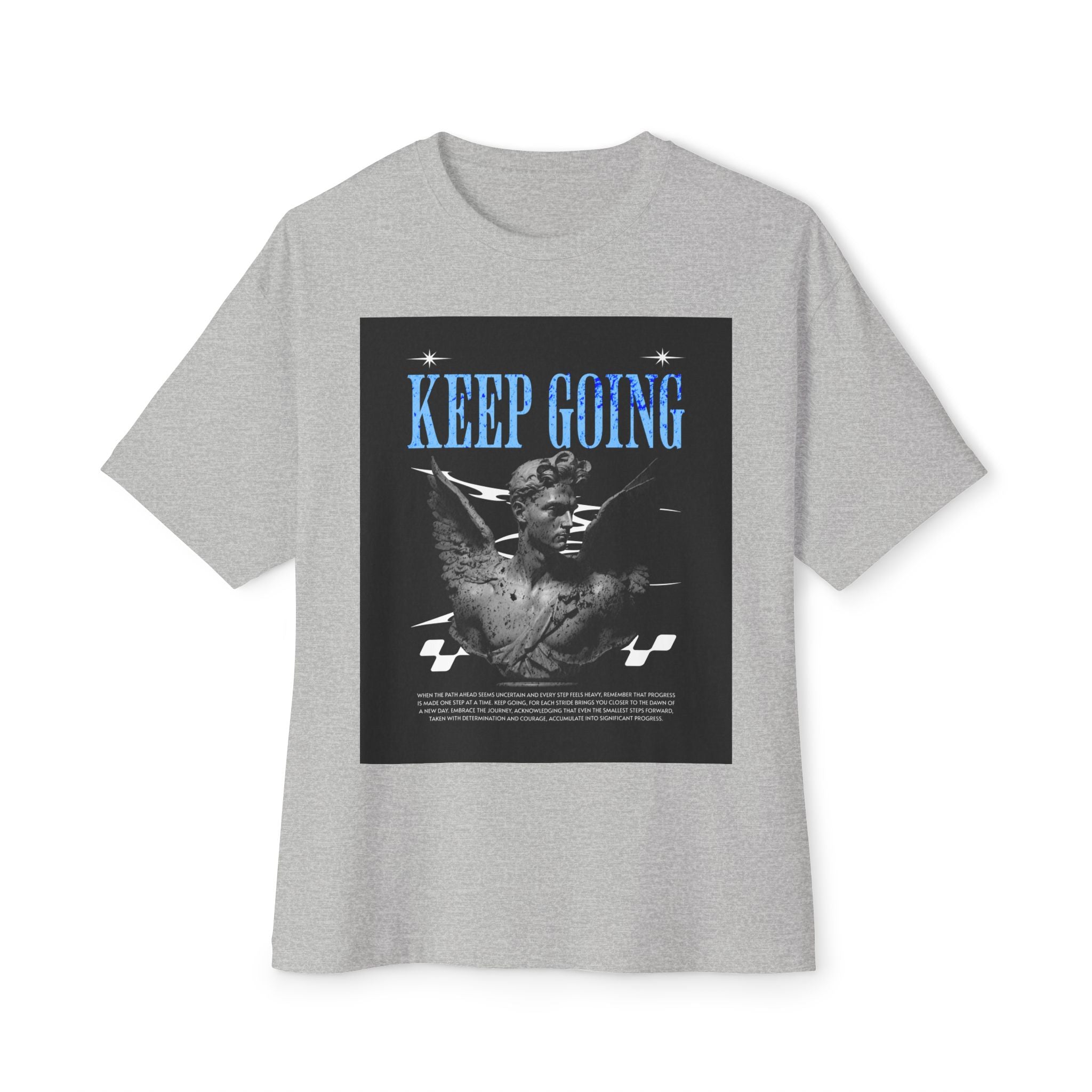 Mens Keep Going Oversized Tee