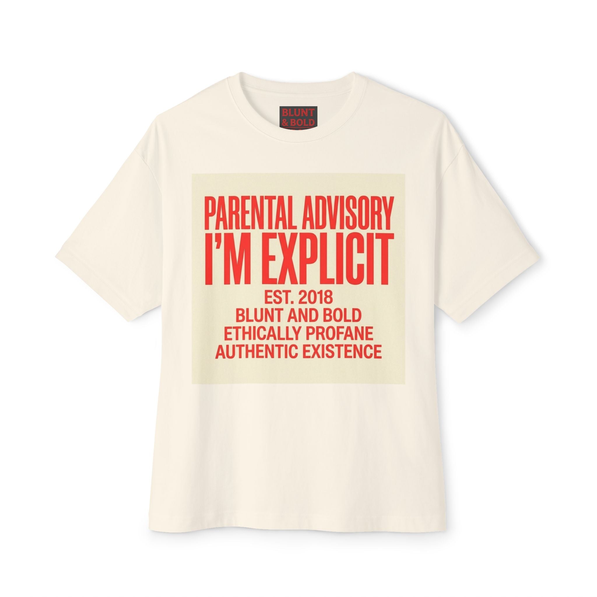 Mens I'n Explicit Graphic Oversized  Tee