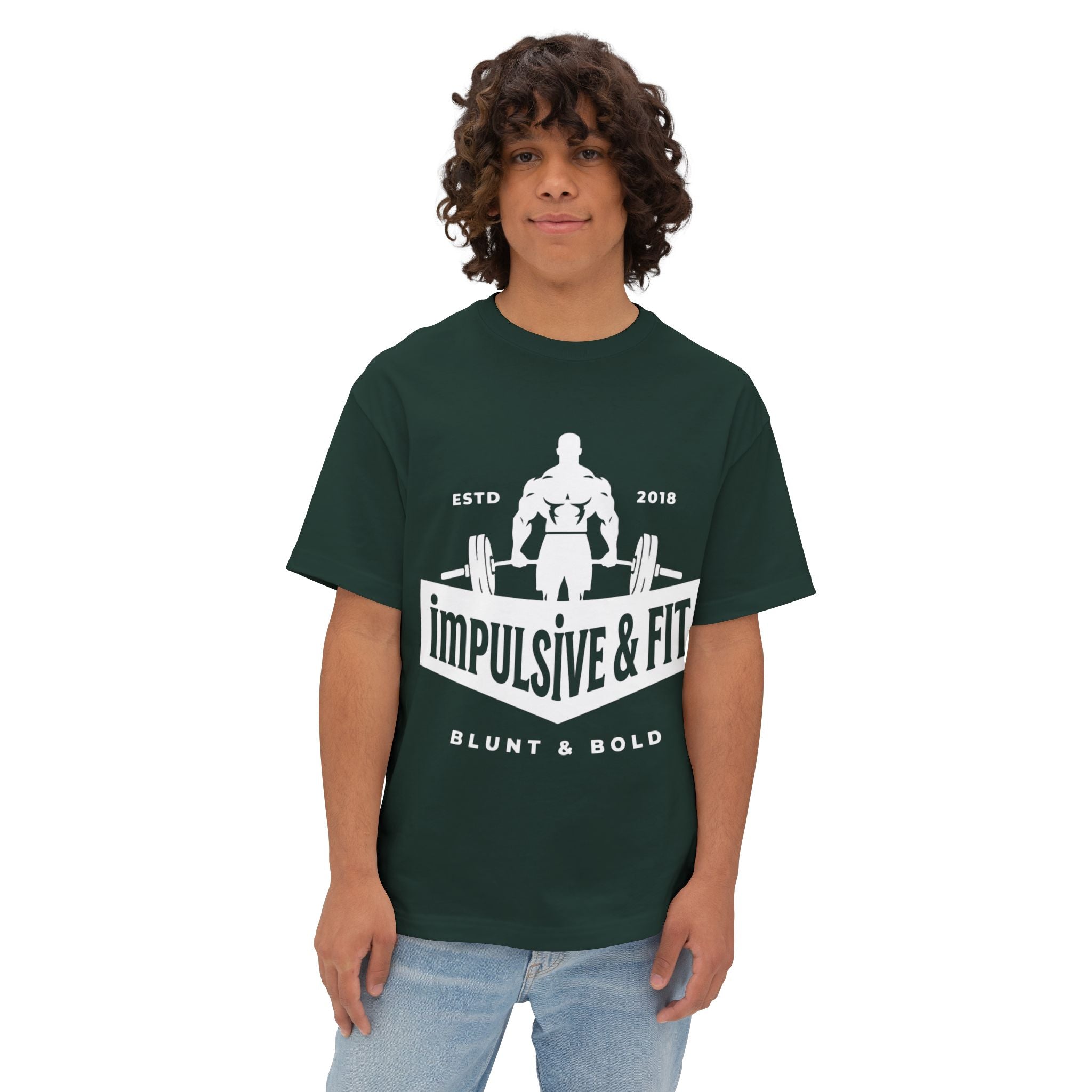 Mens Impulsive & Fit Graphic Oversized Tee