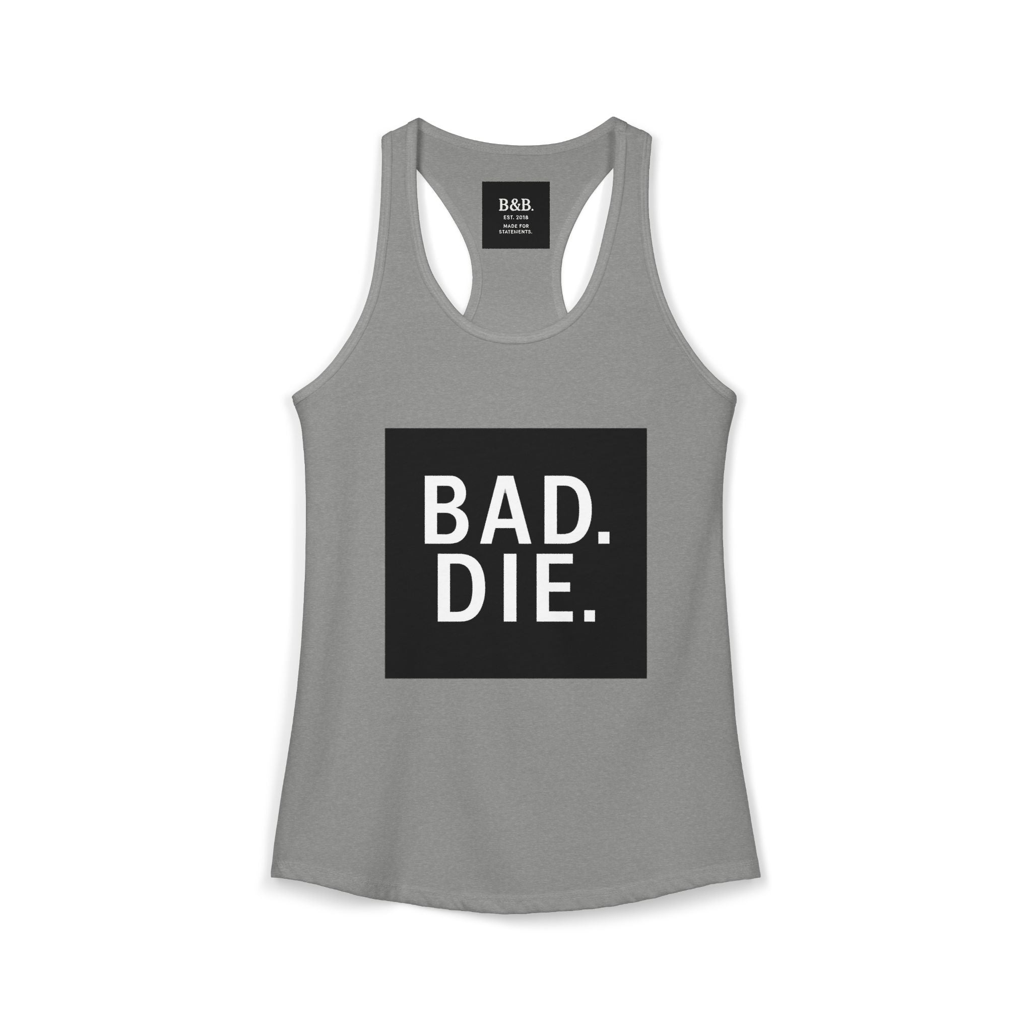 Womens Baddie  Ideal Racerback Tank