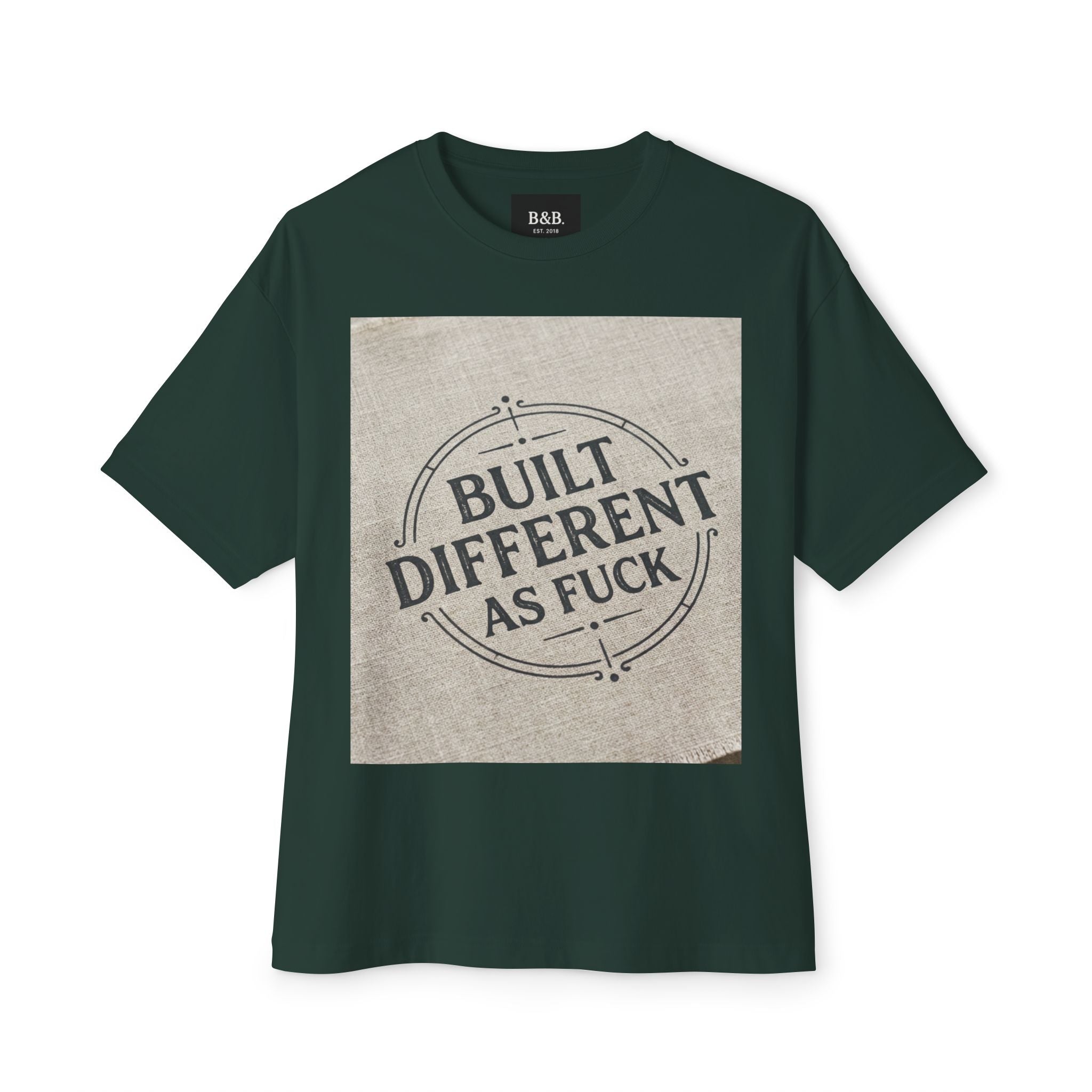 Built Different As F**k Graphic Tee — Bold Statement Oversized T‑Shirt