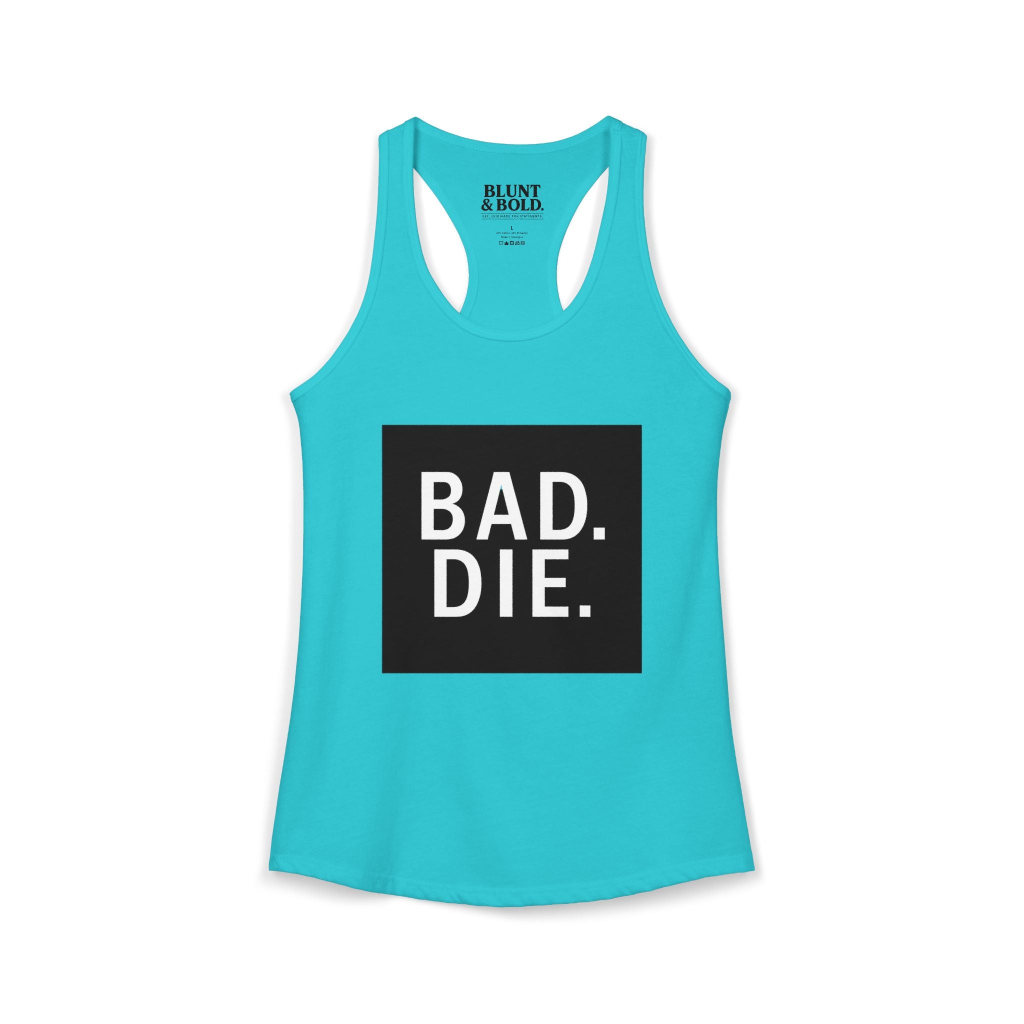 Womens Baddie  Ideal Racerback Tank