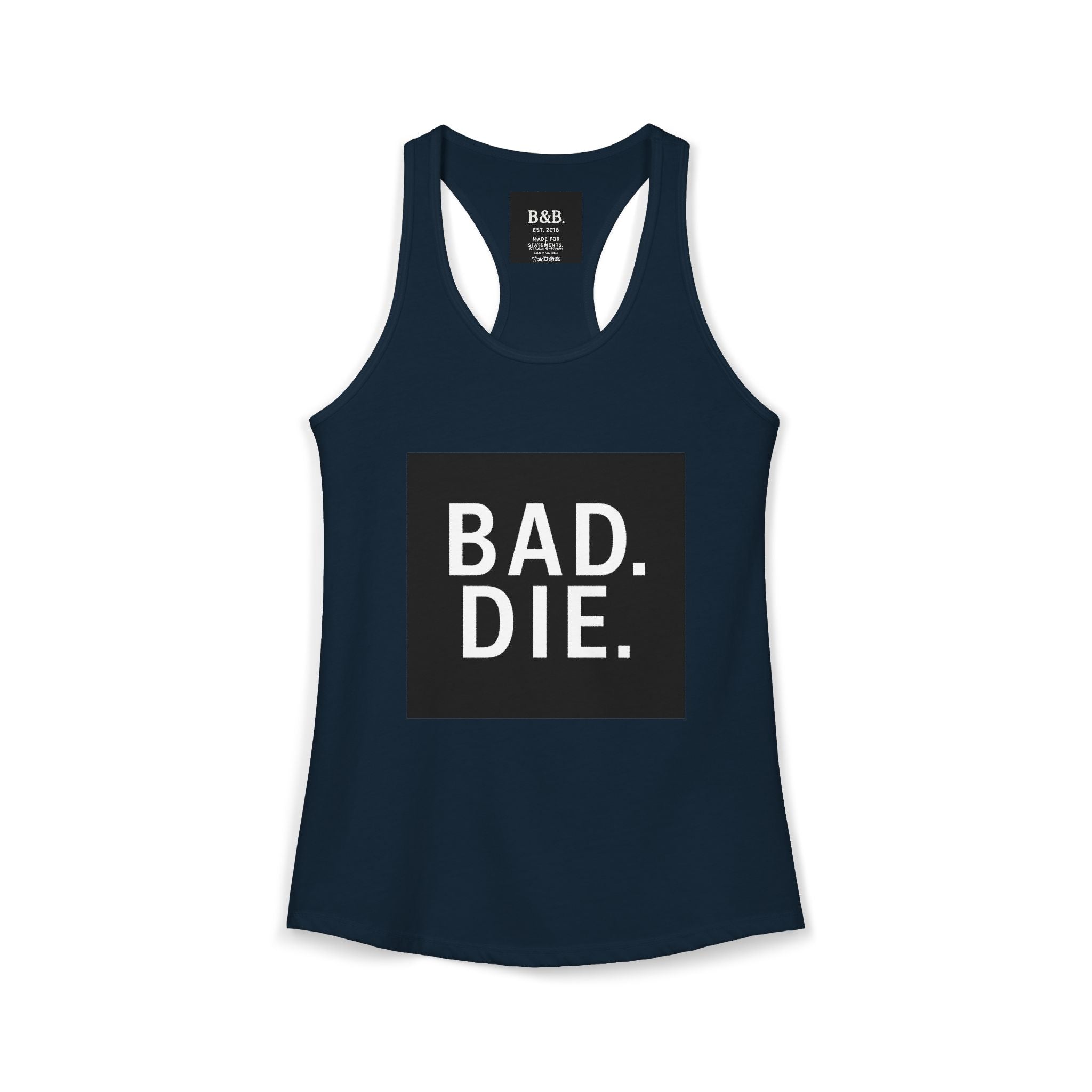 Womens Baddie  Ideal Racerback Tank