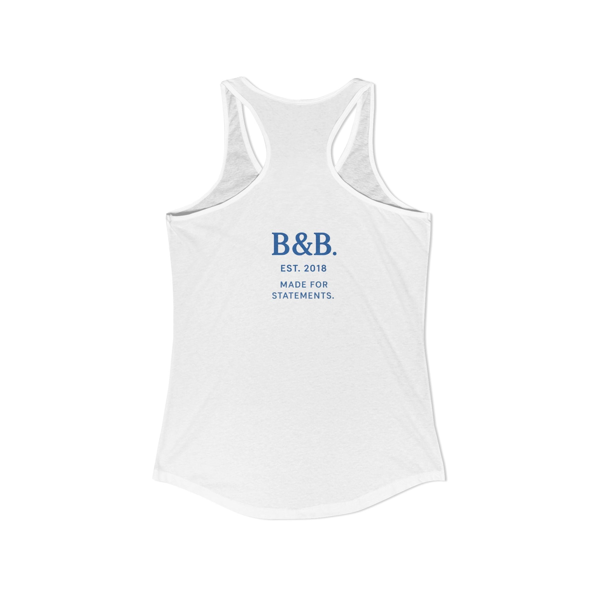 Womens Baddie  Ideal Racerback Tank