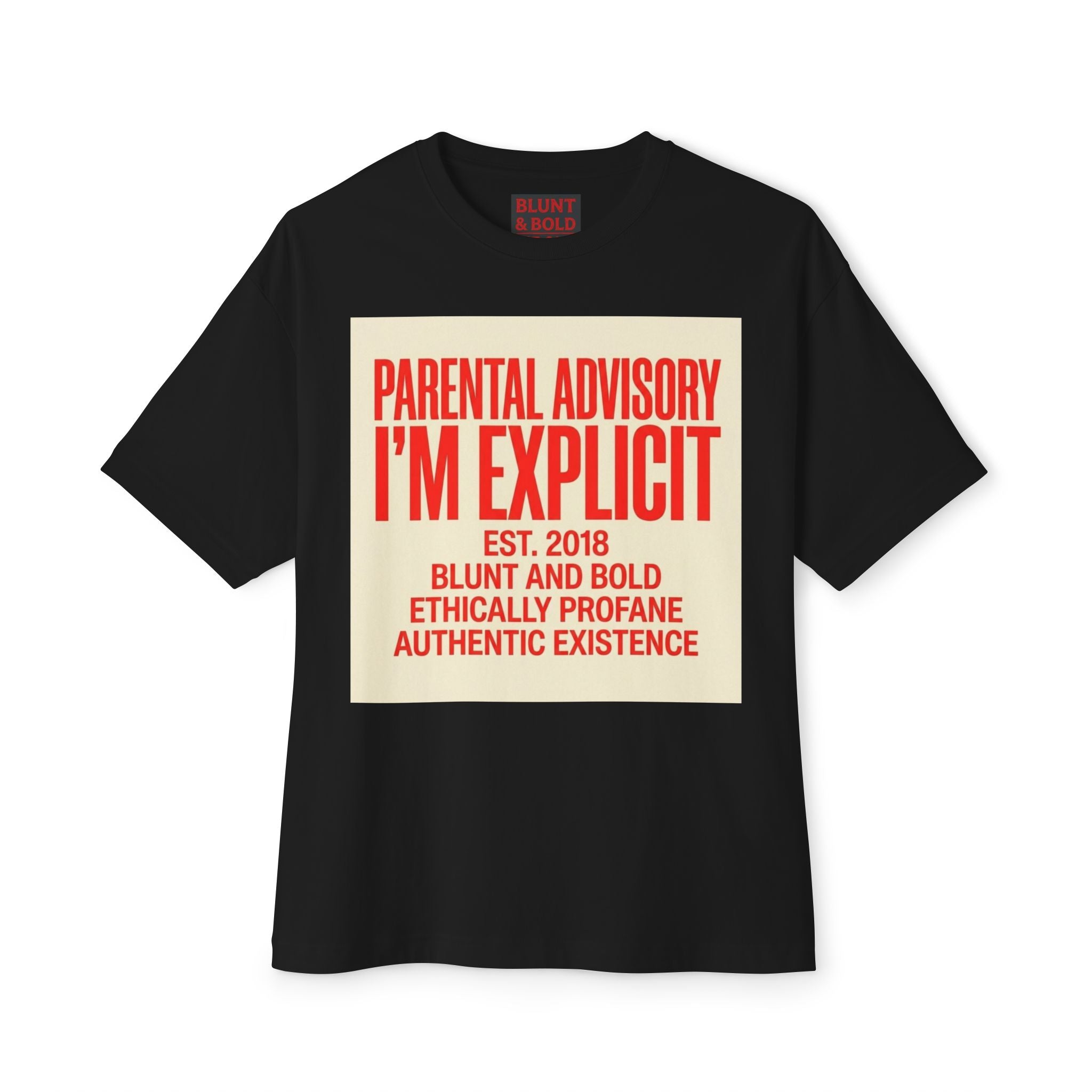 Mens I'n Explicit Graphic Oversized  Tee