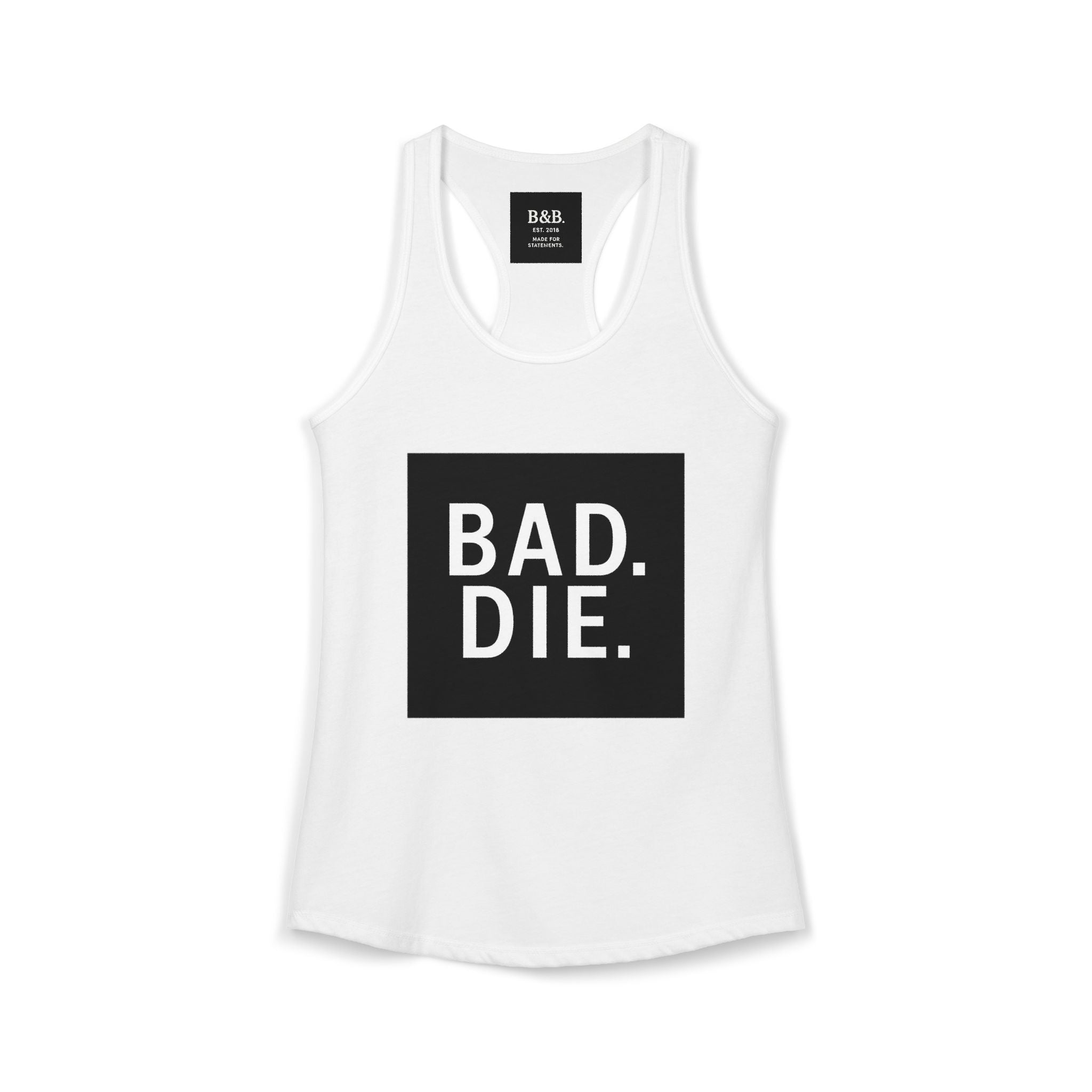 Womens Baddie  Ideal Racerback Tank
