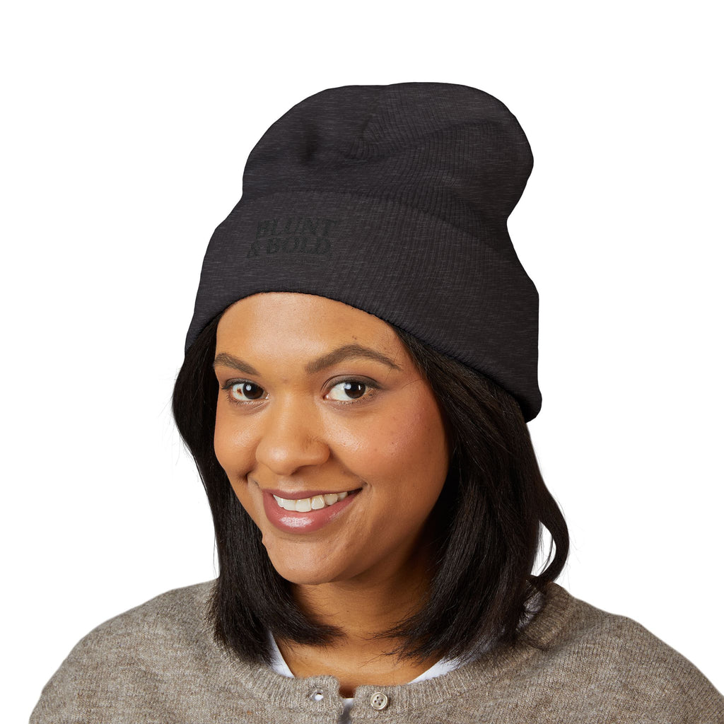 Blunt ^ Bold Classic Cuffed Beanie — Embroidered '