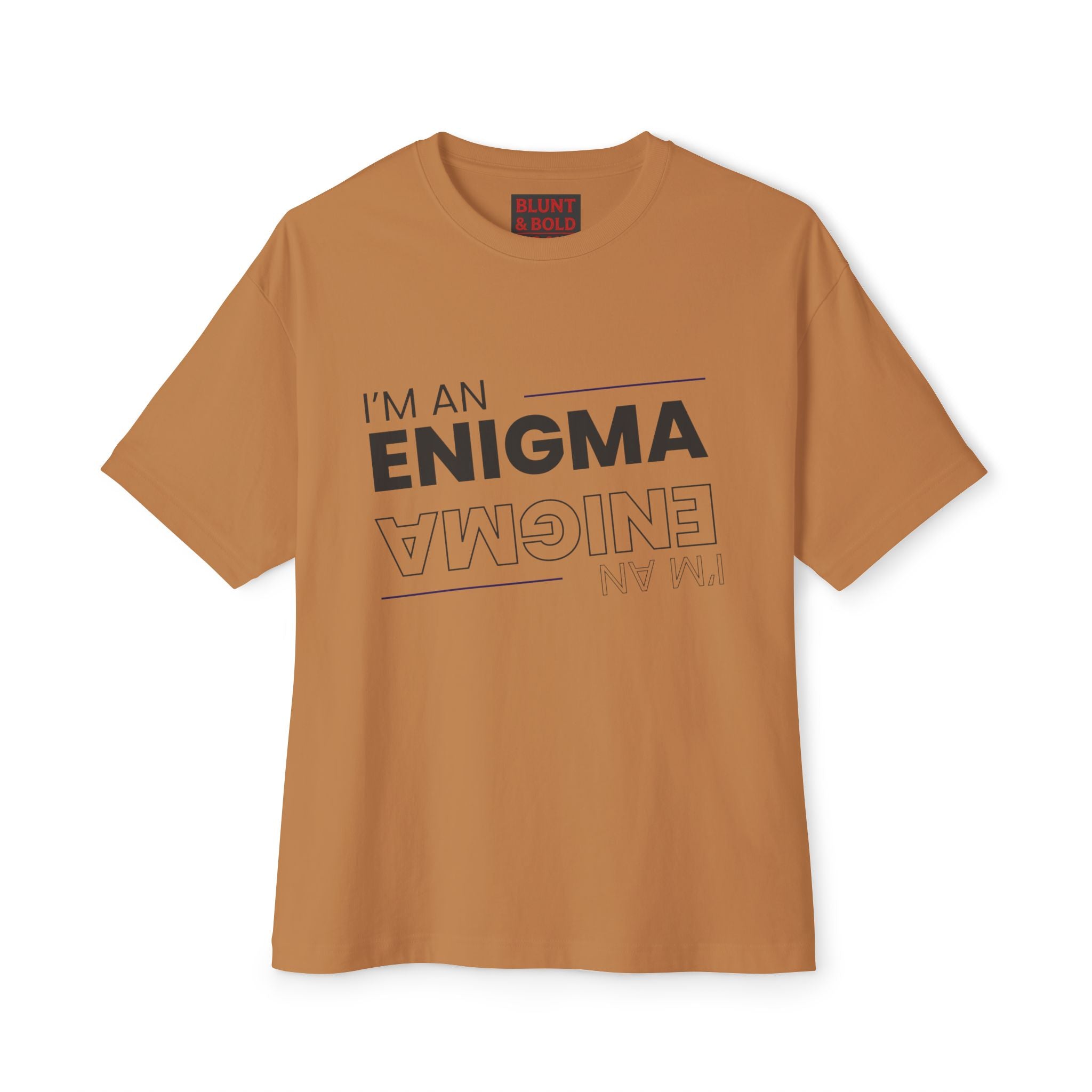 Mes I'm An Enigma Graphic Oversized Tee