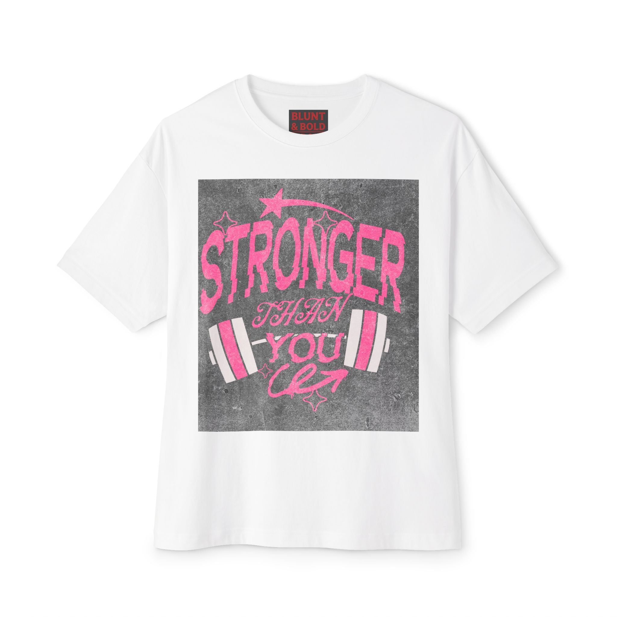 Mens Stronger Than You Boxy Oversized Tee