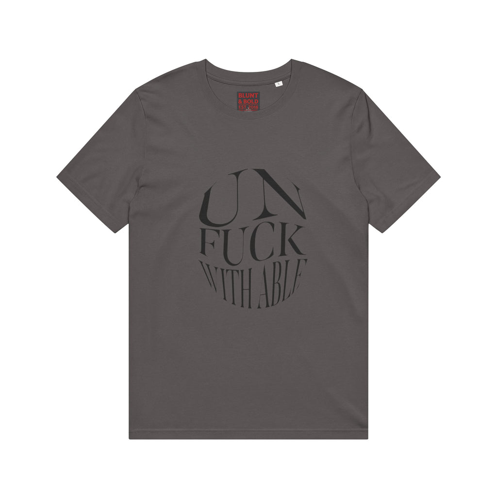 Mens  "UNFUCKWITHABLE" Bold Typography Tee
