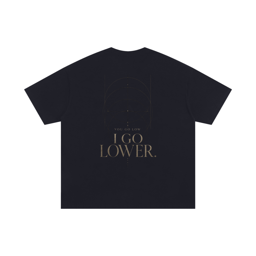 MENS 'GO LOW GO LOWER' Oversized Cotton TEE