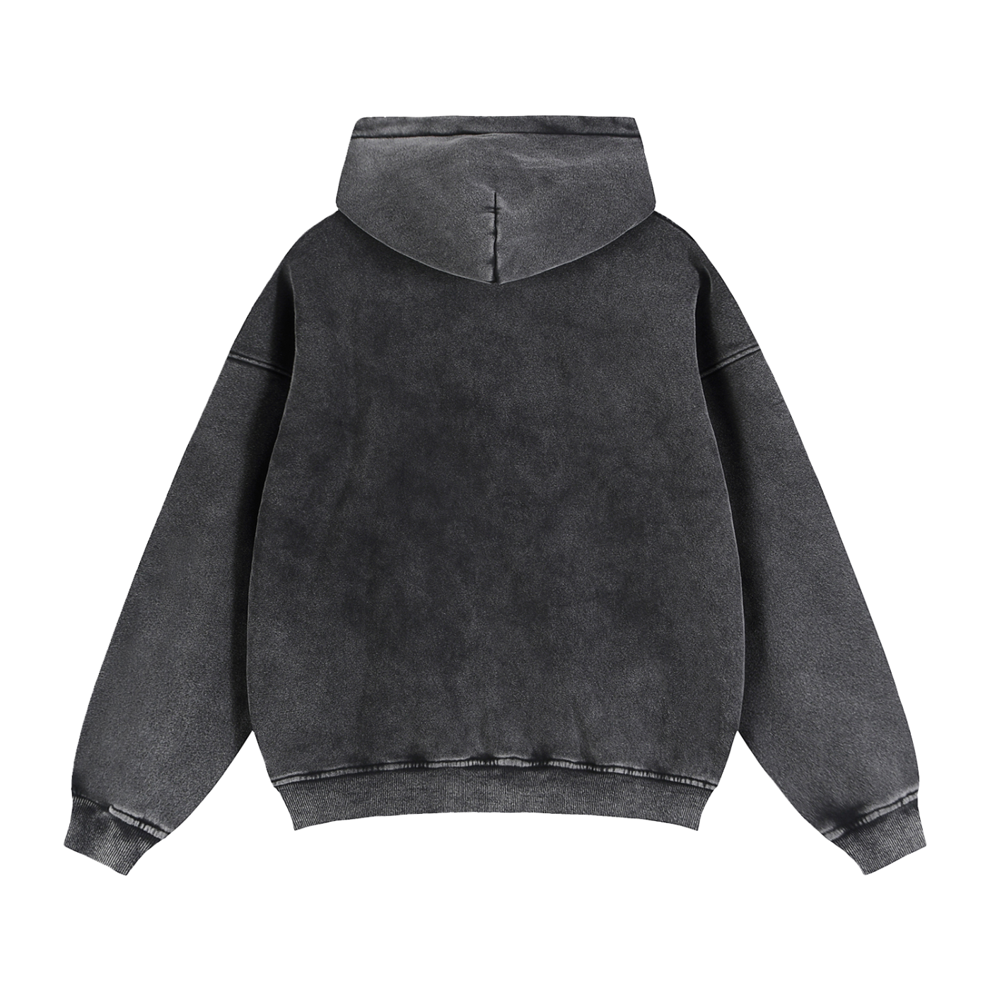 MENS 'COVERT CONFIDENCE' Zip-Through Boxy Fleece Hoodie