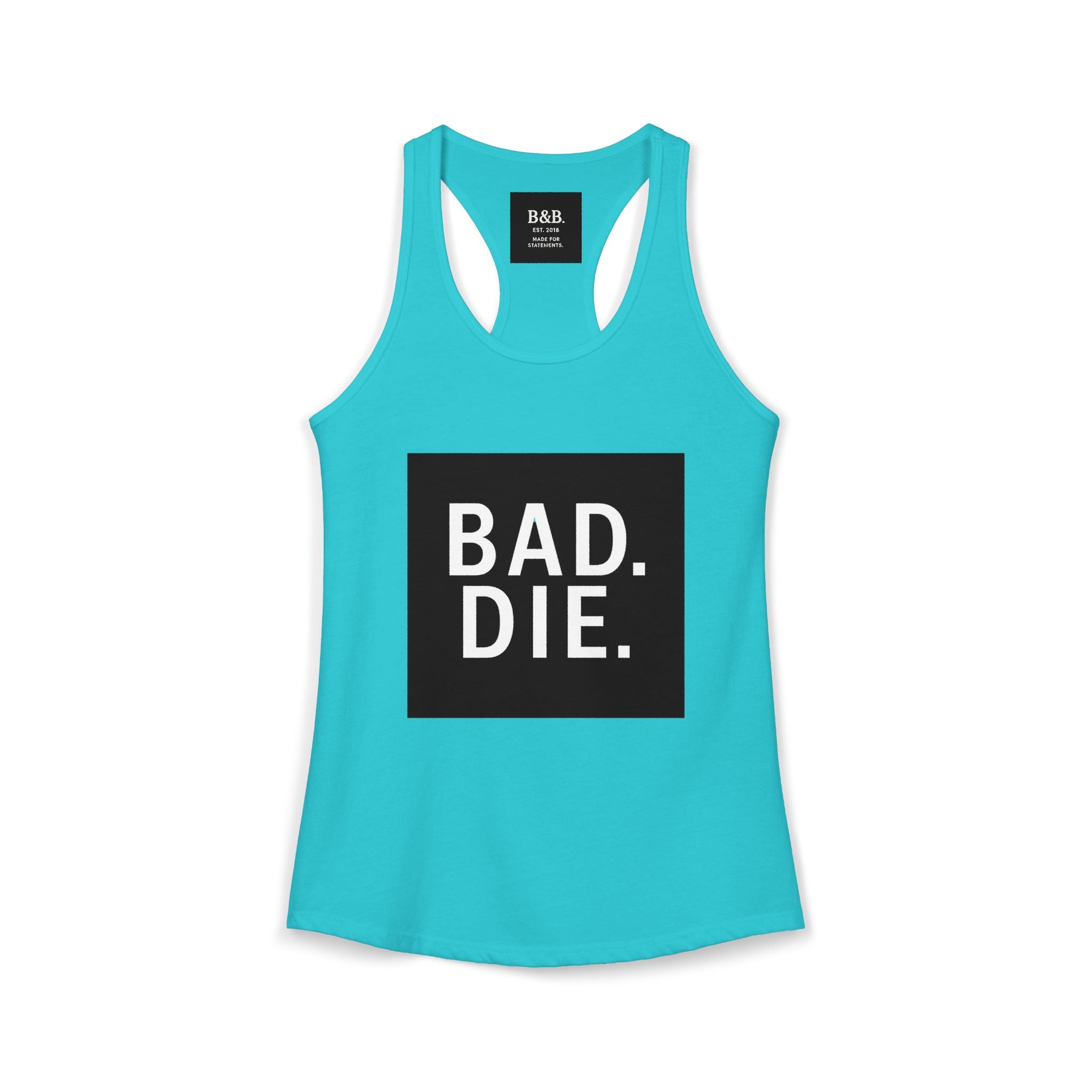 Womens Baddie  Ideal Racerback Tank