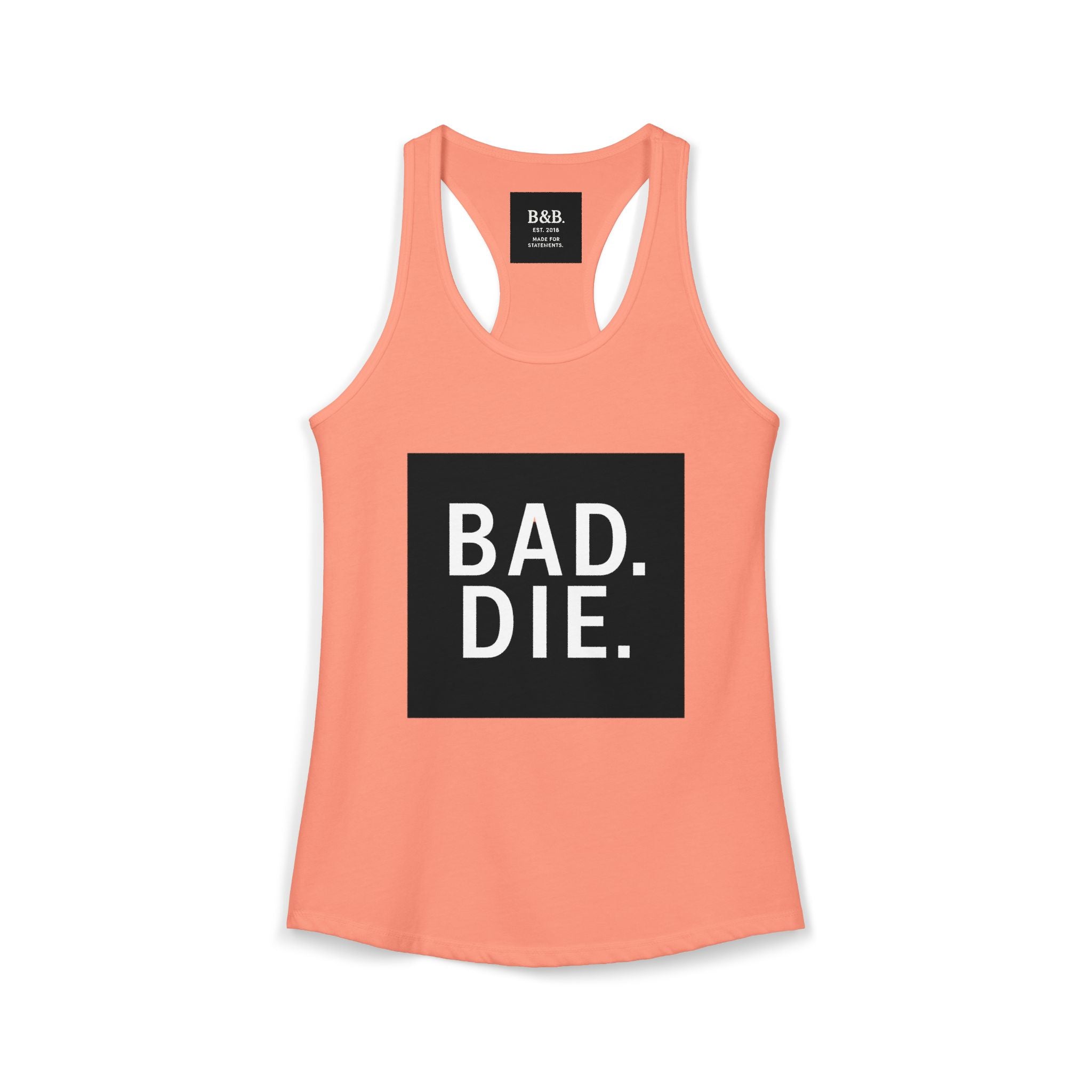 Womens Baddie  Ideal Racerback Tank