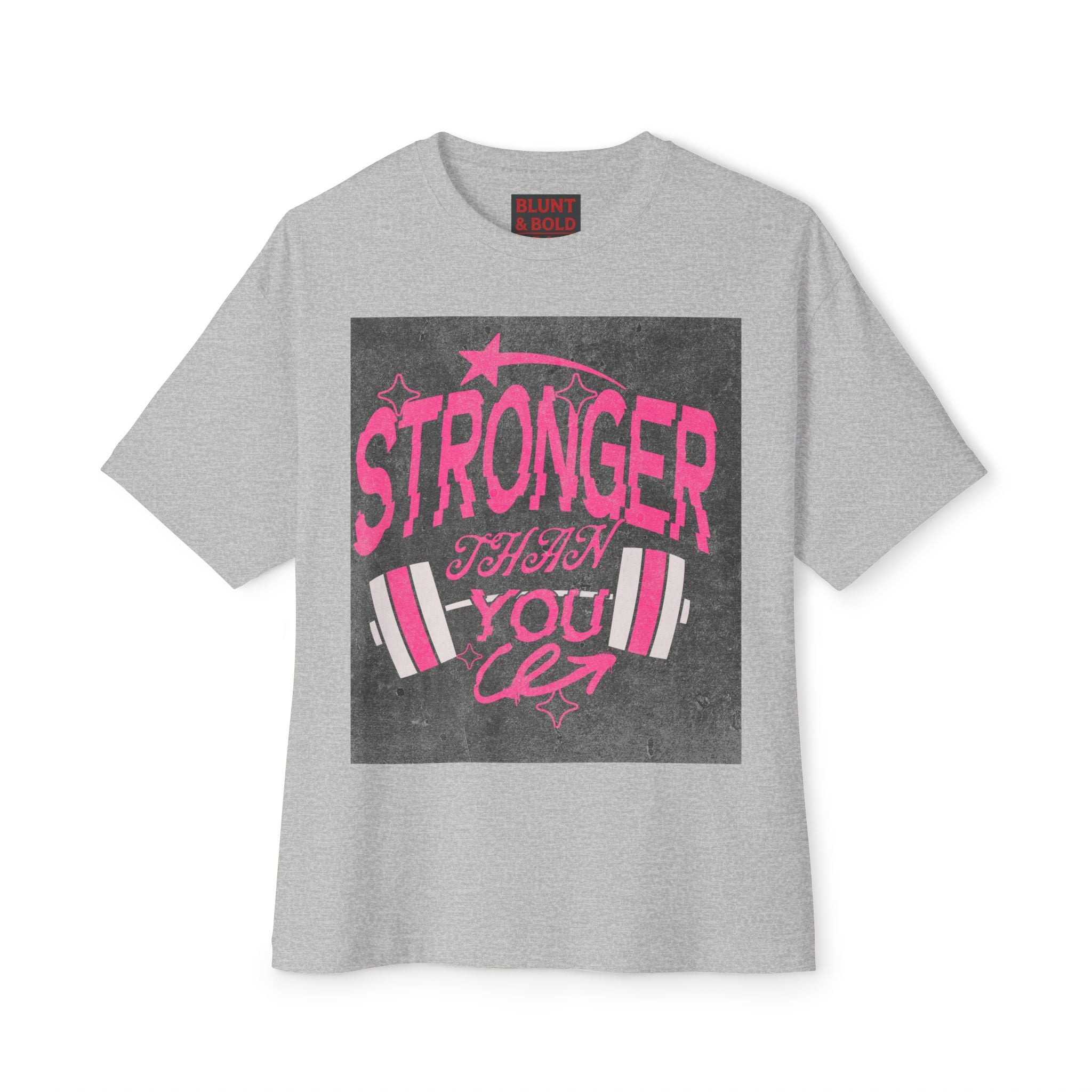 Mens Stronger Than You Boxy Oversized Tee