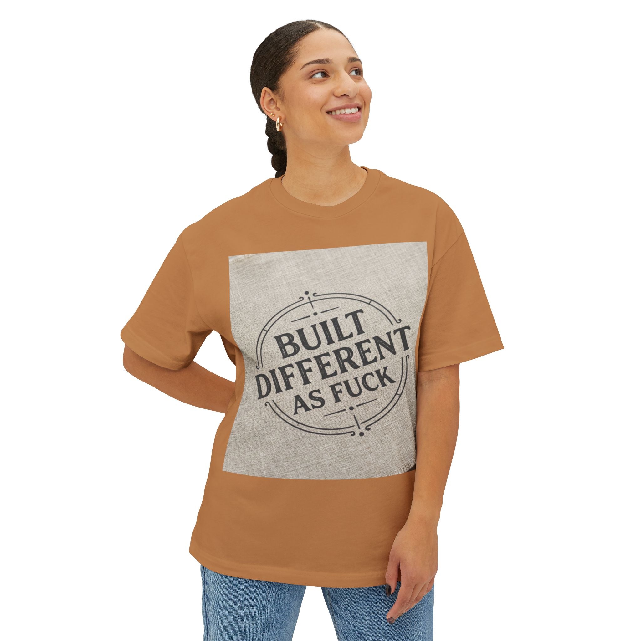 Built Different As F**k Graphic Tee — Bold Statement Oversized T‑Shirt