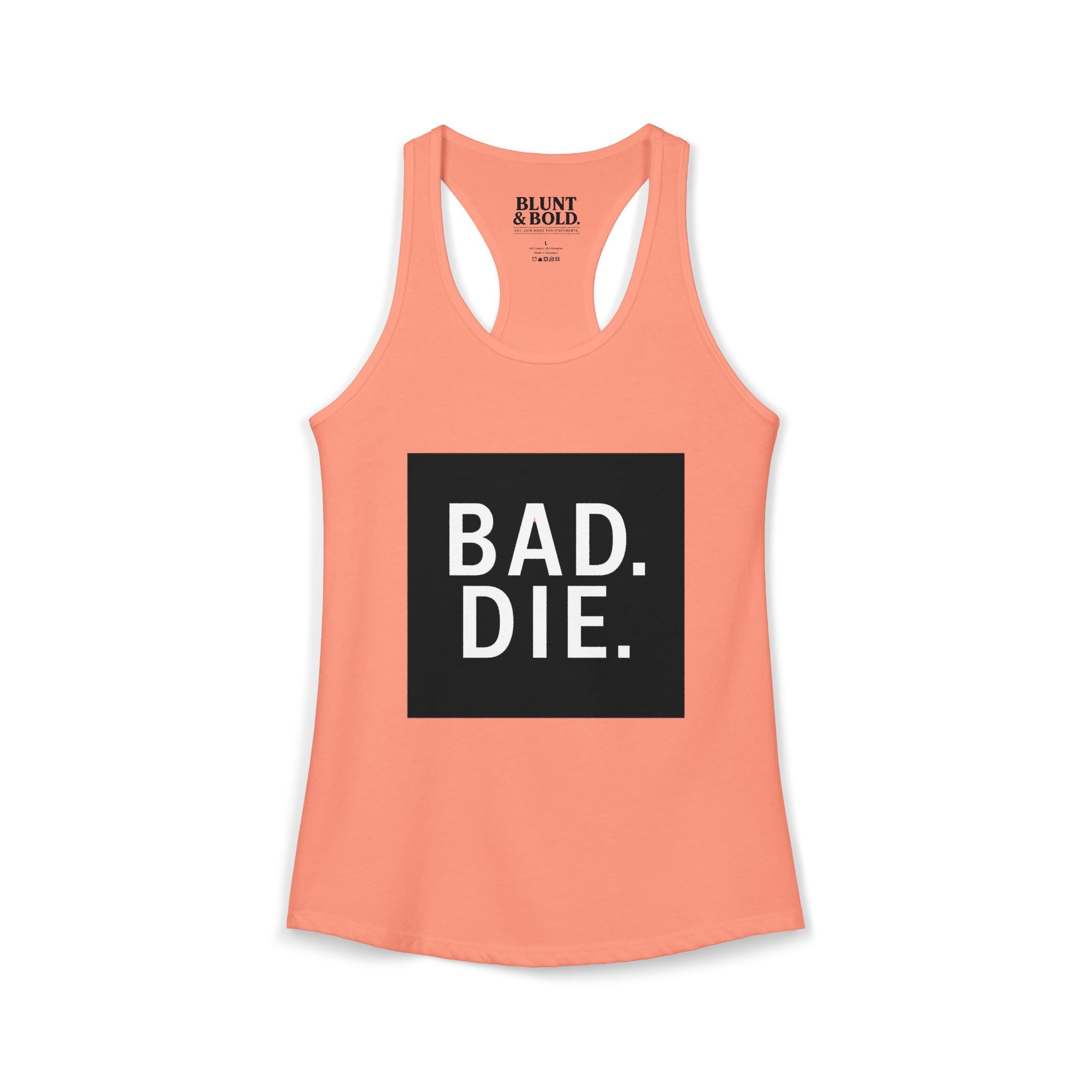 Womens Baddie  Ideal Racerback Tank