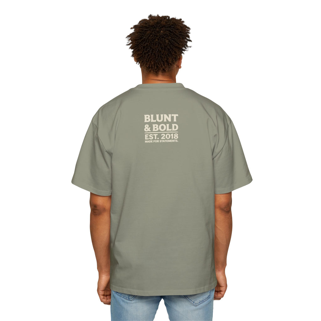 Oversized Graphic Tee — “Soft Looks. Savage Moves.” Bold Typography Shirt