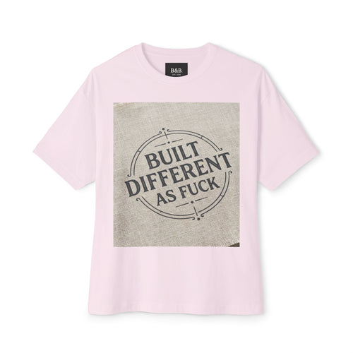 Built Different As F**k Graphic Tee — Bold Statement Oversized T‑Shirt