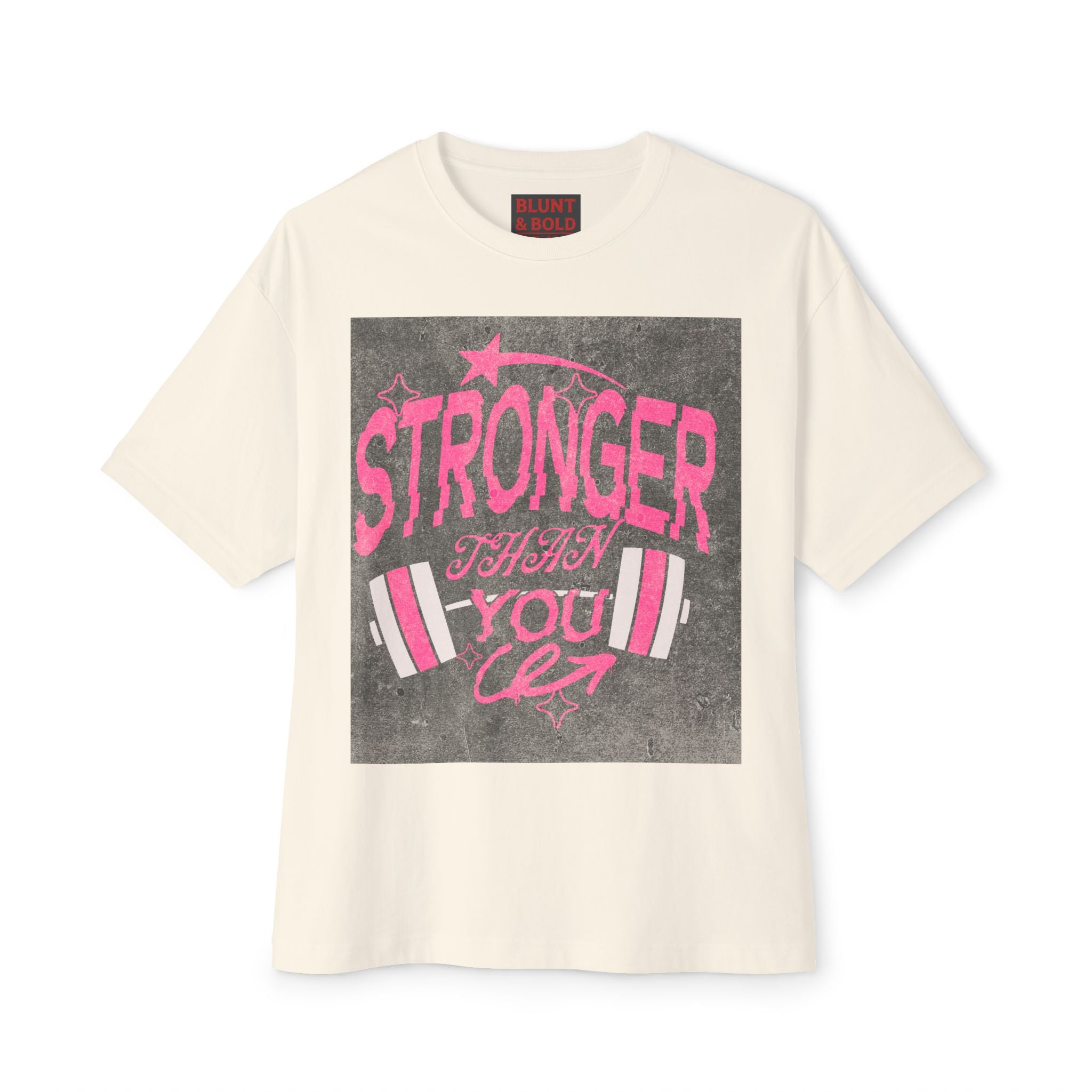 Mens Stronger Than You Boxy Oversized Tee