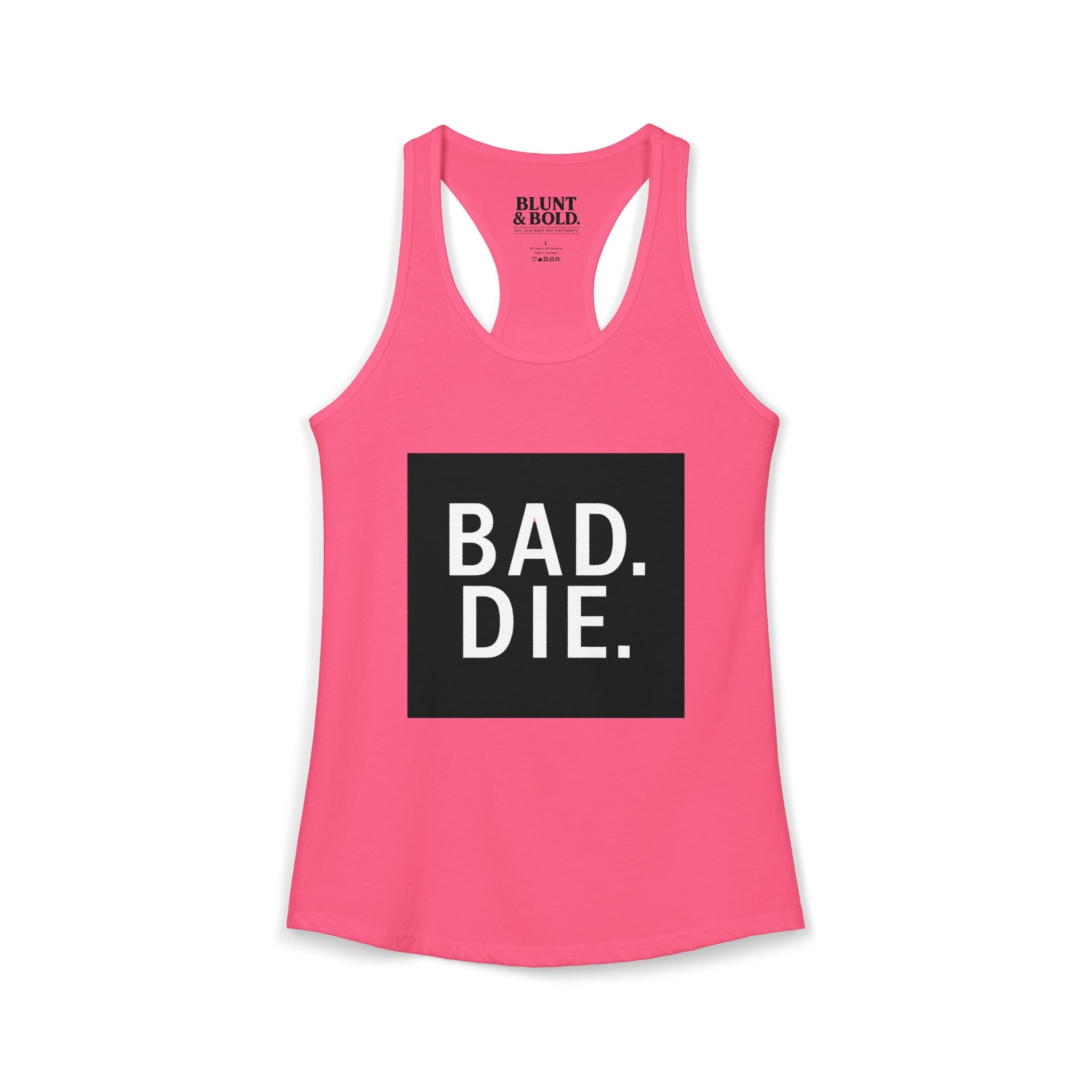 Womens Baddie  Ideal Racerback Tank