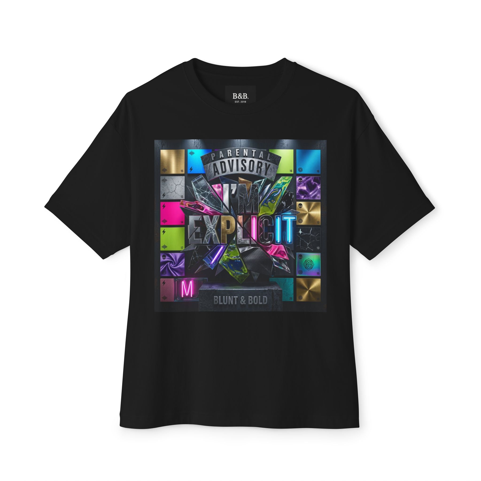 Mens I'n Explicit Graphic Oversized  Tee