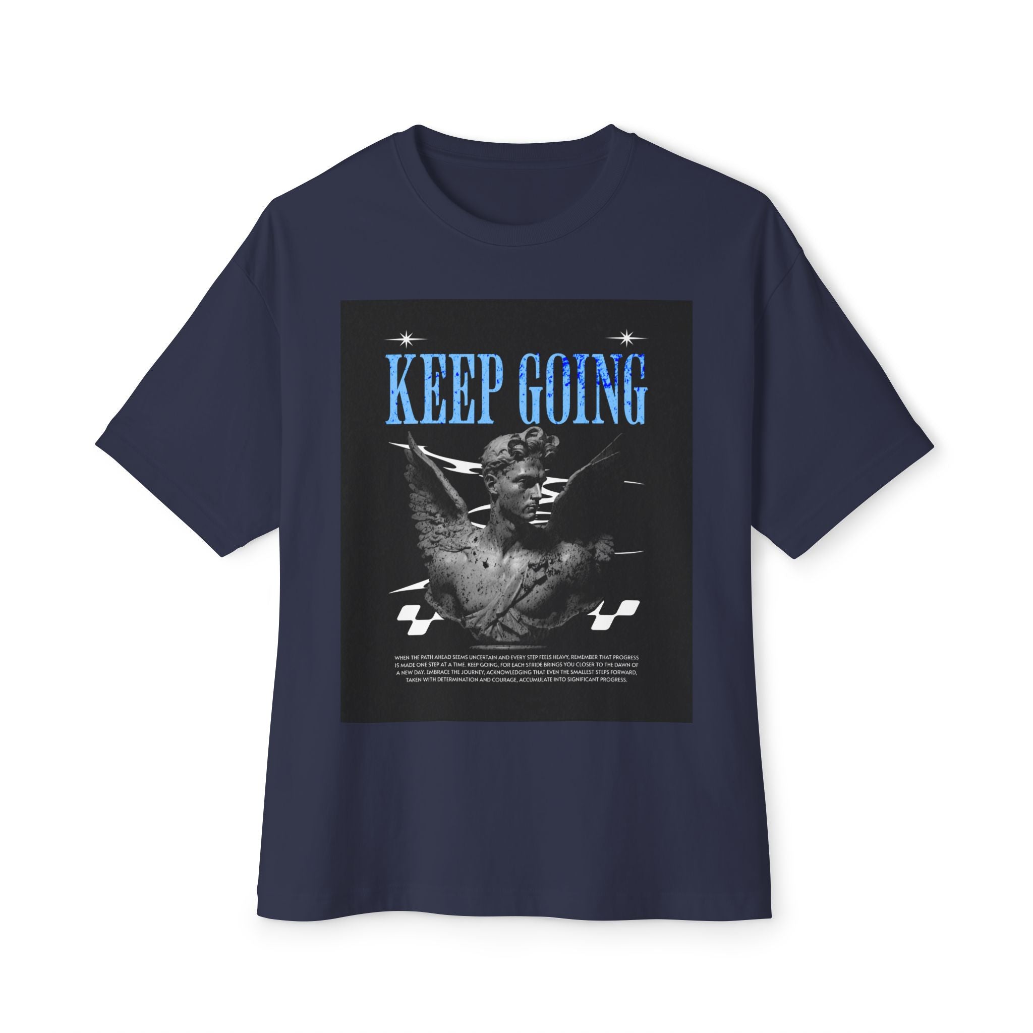 Mens Keep Going Oversized Tee
