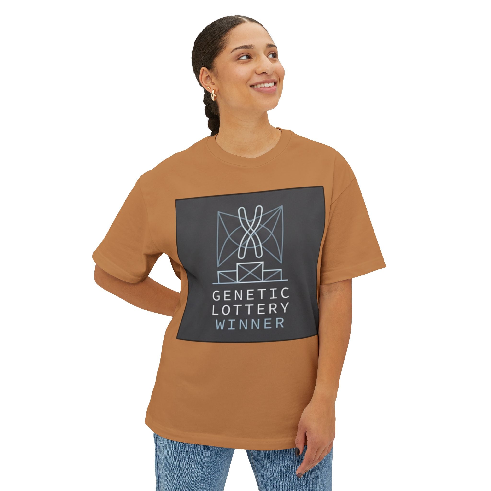Mens Genetic Lottery Oversized Boxy Tee