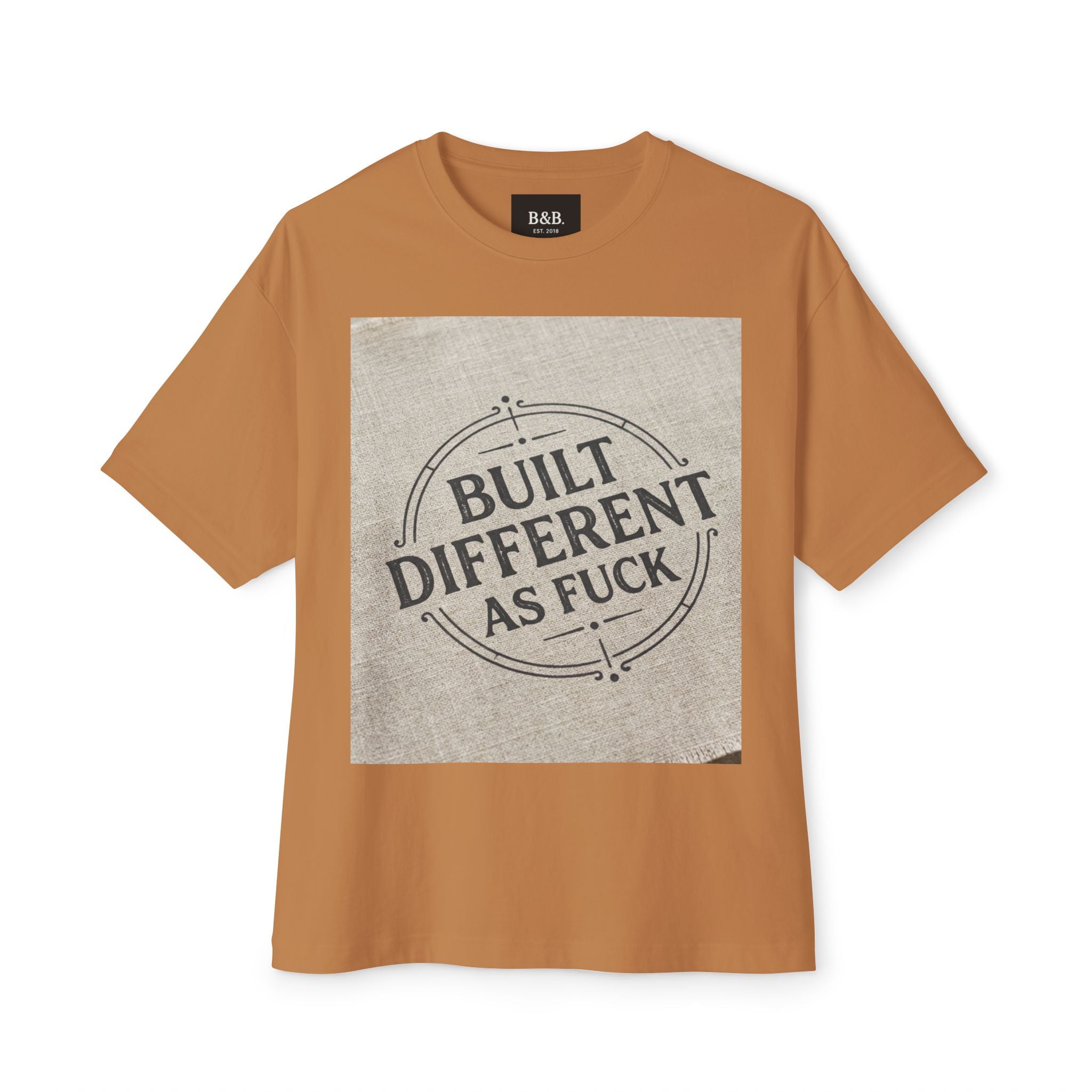 Built Different As F**k Graphic Tee — Bold Statement Oversized T‑Shirt
