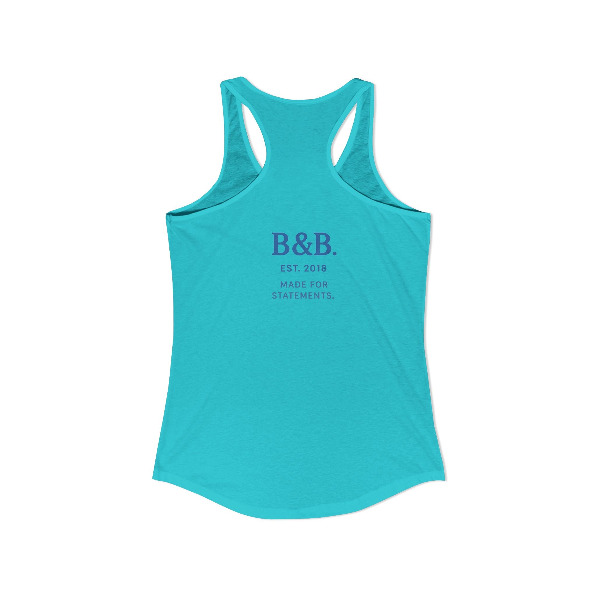 Womens Baddie  Ideal Racerback Tank