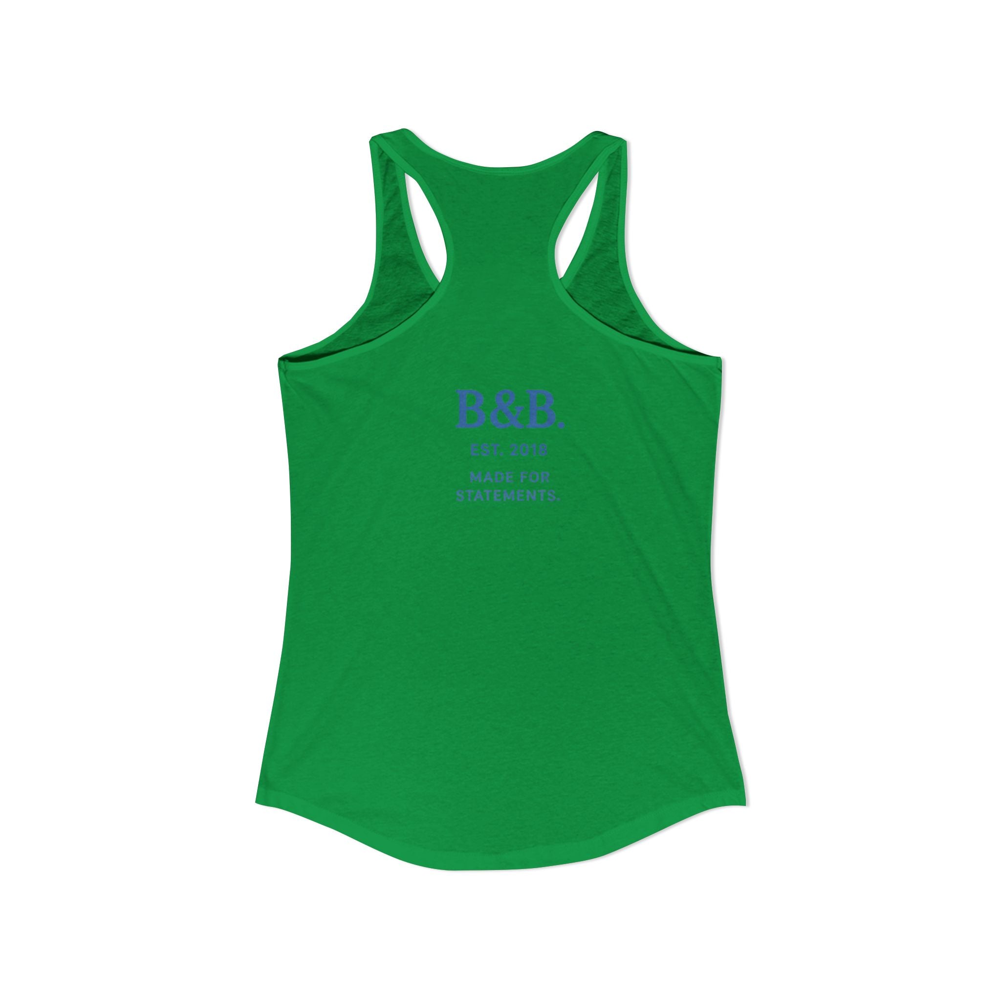 Womens Baddie  Ideal Racerback Tank