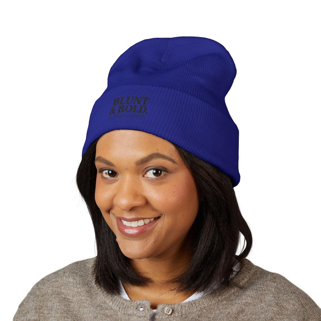 Blunt ^ Bold Classic Cuffed Beanie — Embroidered '